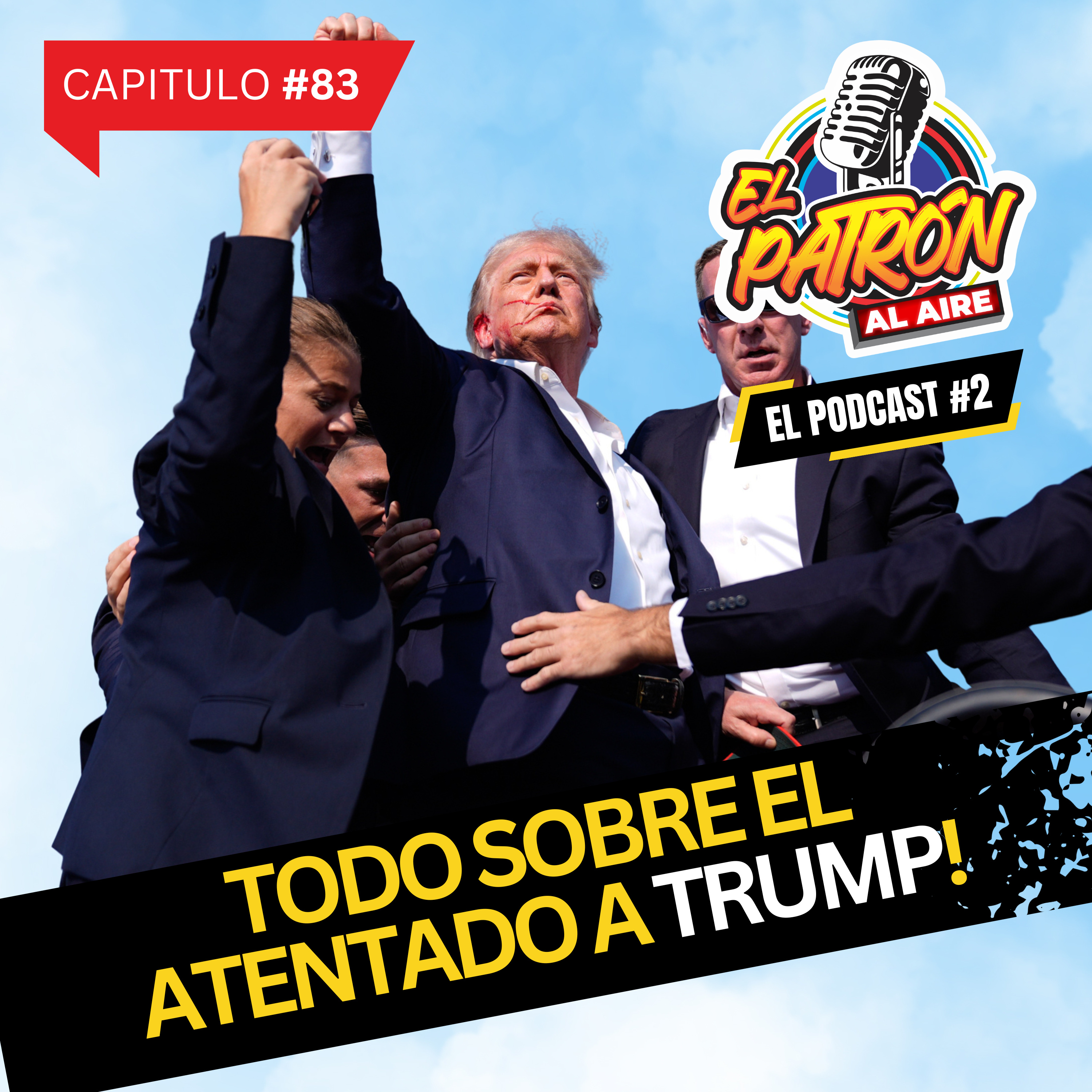 Todo sobre el ataque a Trump, Final de Copa America manchada, Shakira decepciono en Miami, Hoy es día de donar algo, Don Chilo nos cuenta sobre el chino sin cabeza.  episode artwork