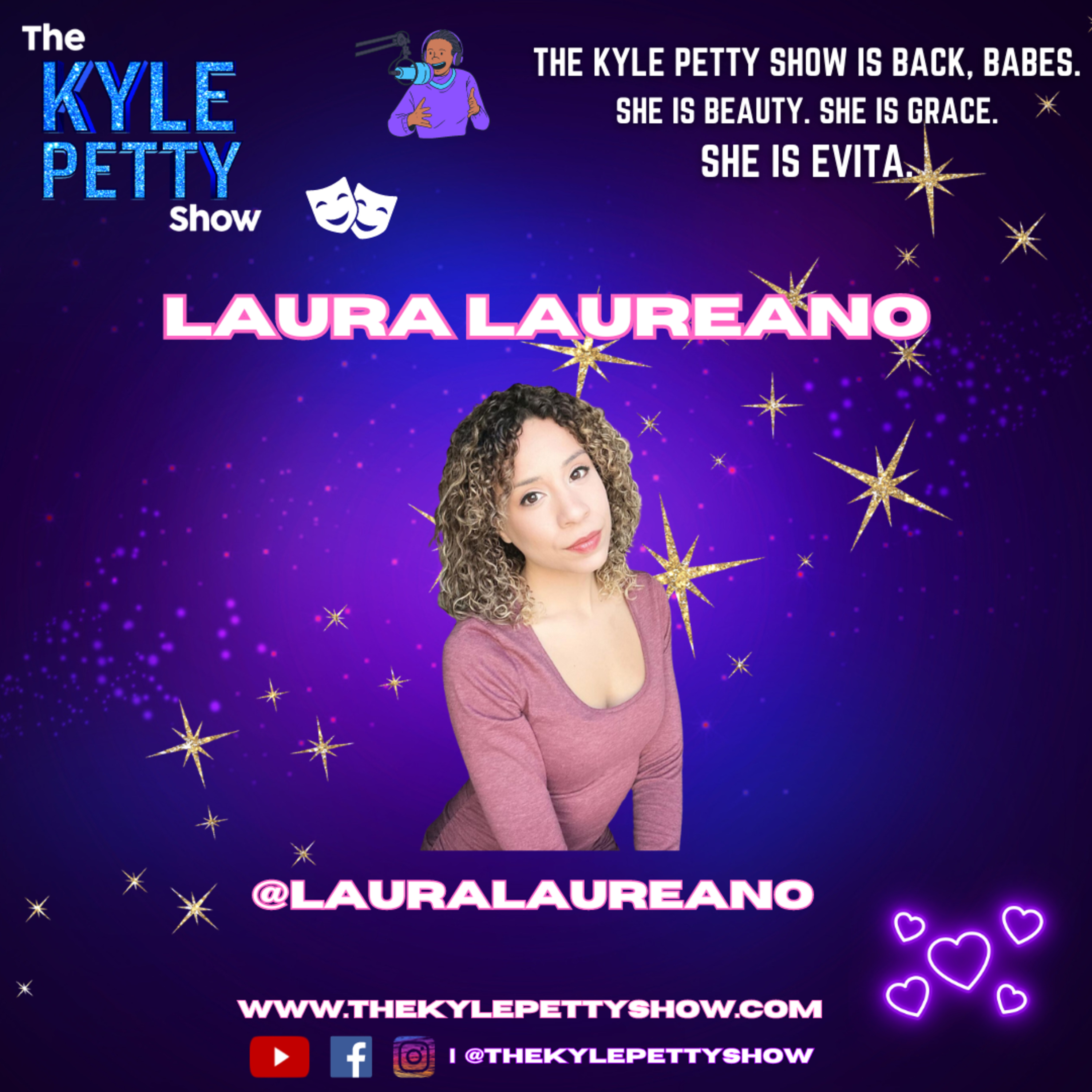 LAURA LAUREANO | The Kyle Petty Show episode artwork