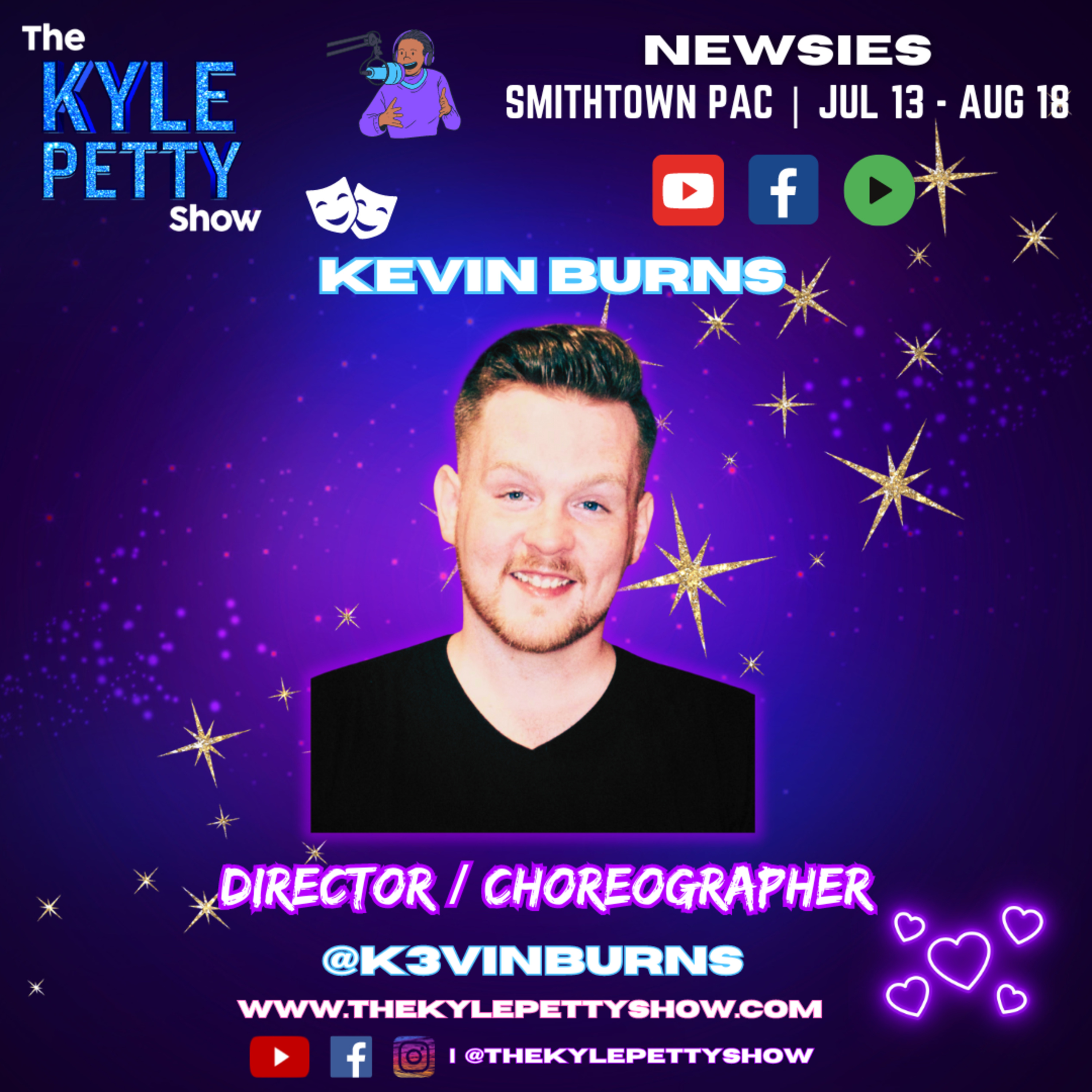 KEVIN BURNS | The Kyle Petty Show episode artwork