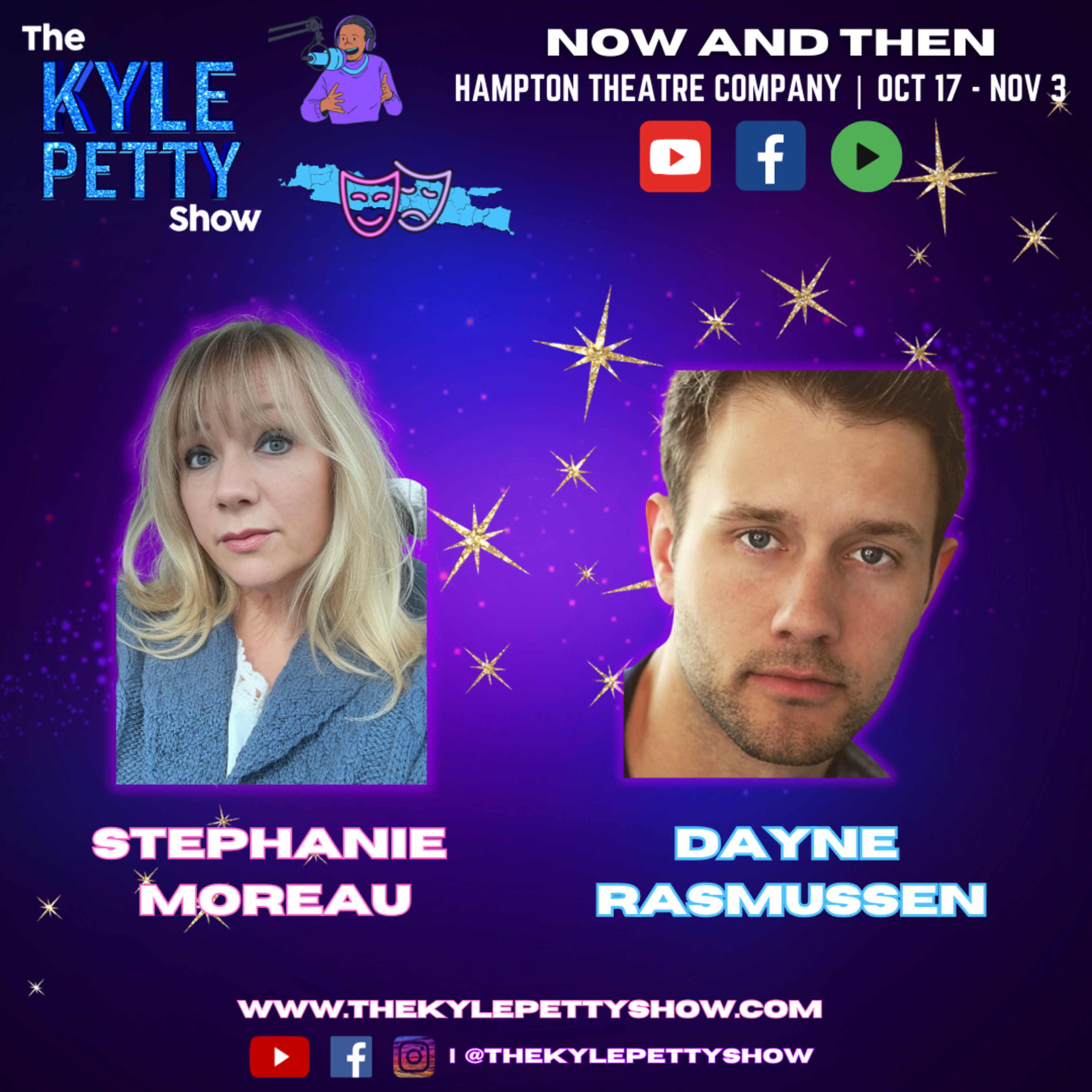 STEPHANIE MOREAU and DAYNE RASMUSSEN | The Kyle Petty Show episode artwork