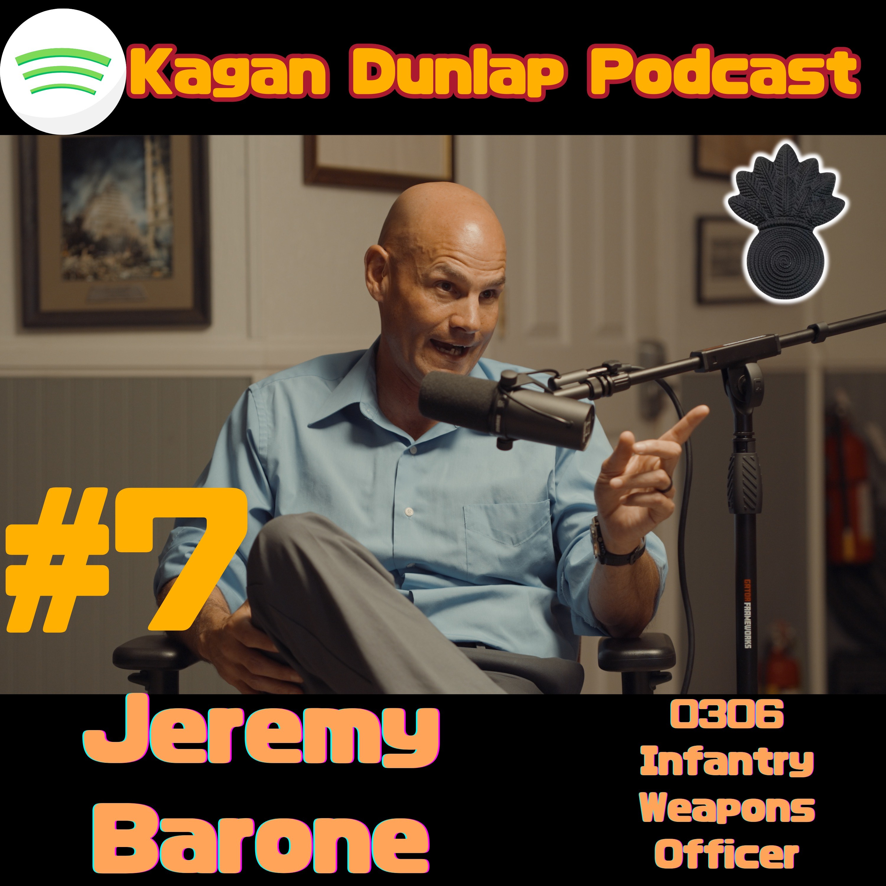 #7 - Jeremy Barone 0306 - USMC Infantry Weapons Officer (Gunner) episode artwork