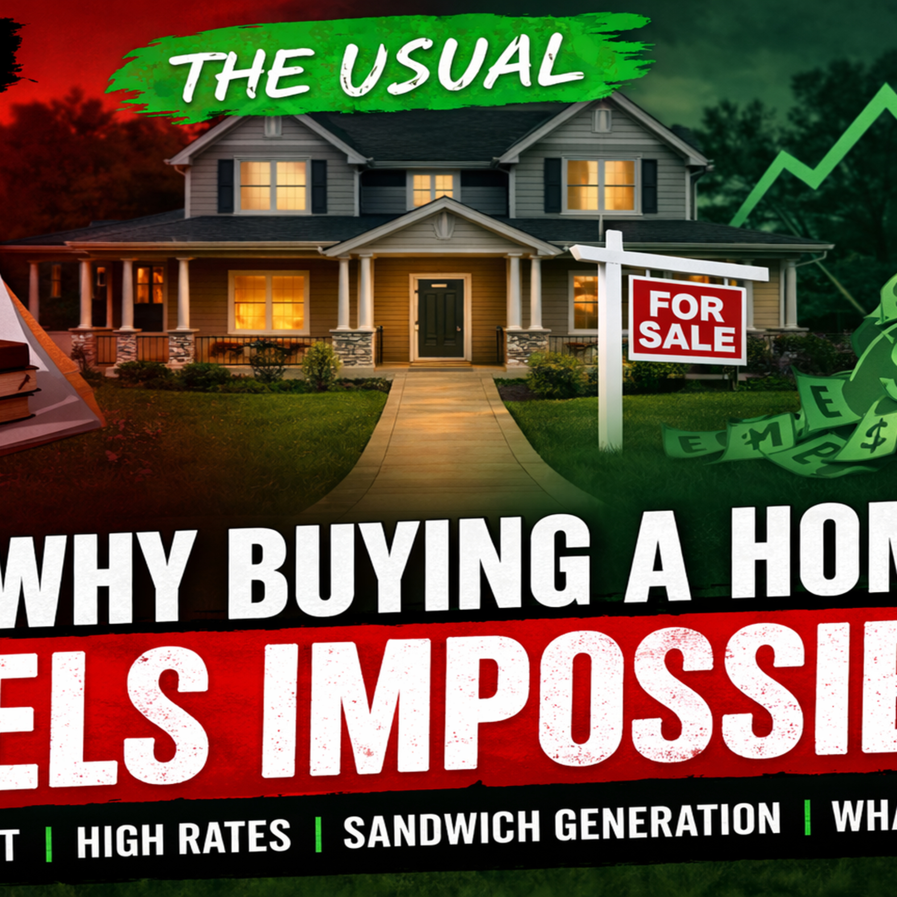 Episode 49 Generational Real Estate Struggles: Why Buying a Home Feels Impossible (And What to Do) episode artwork