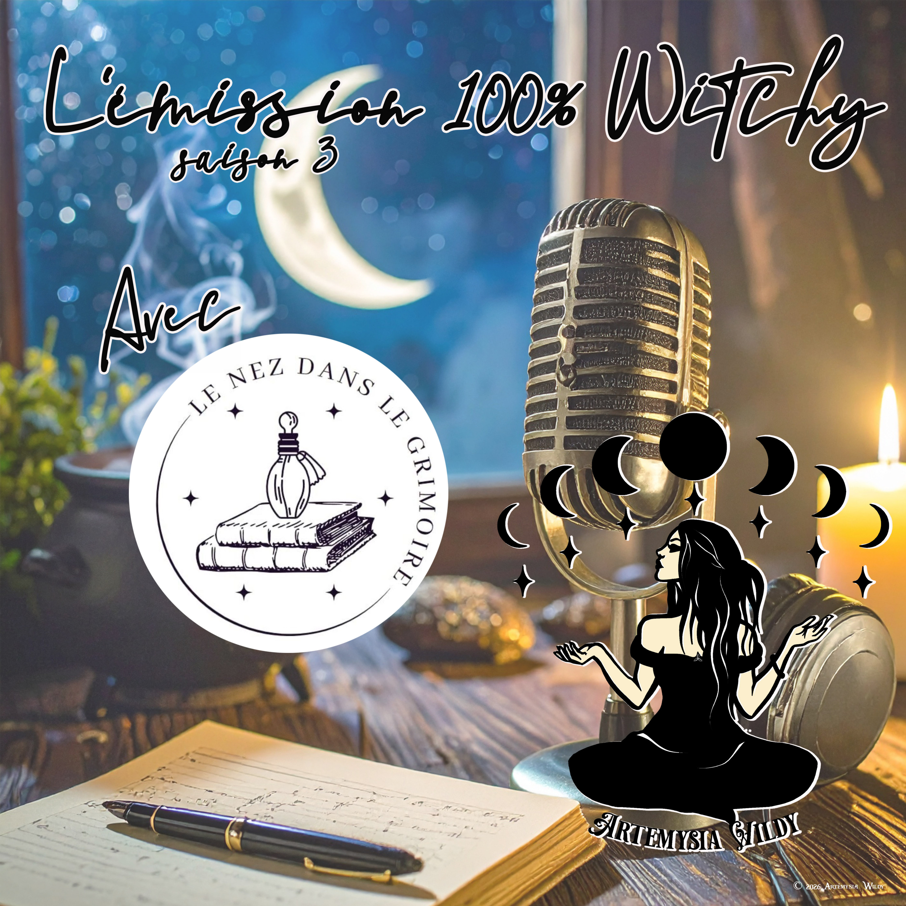 ✨Émission 100% Witchy d'Artémysia Wildy du 16 mars 2026✨ episode artwork
