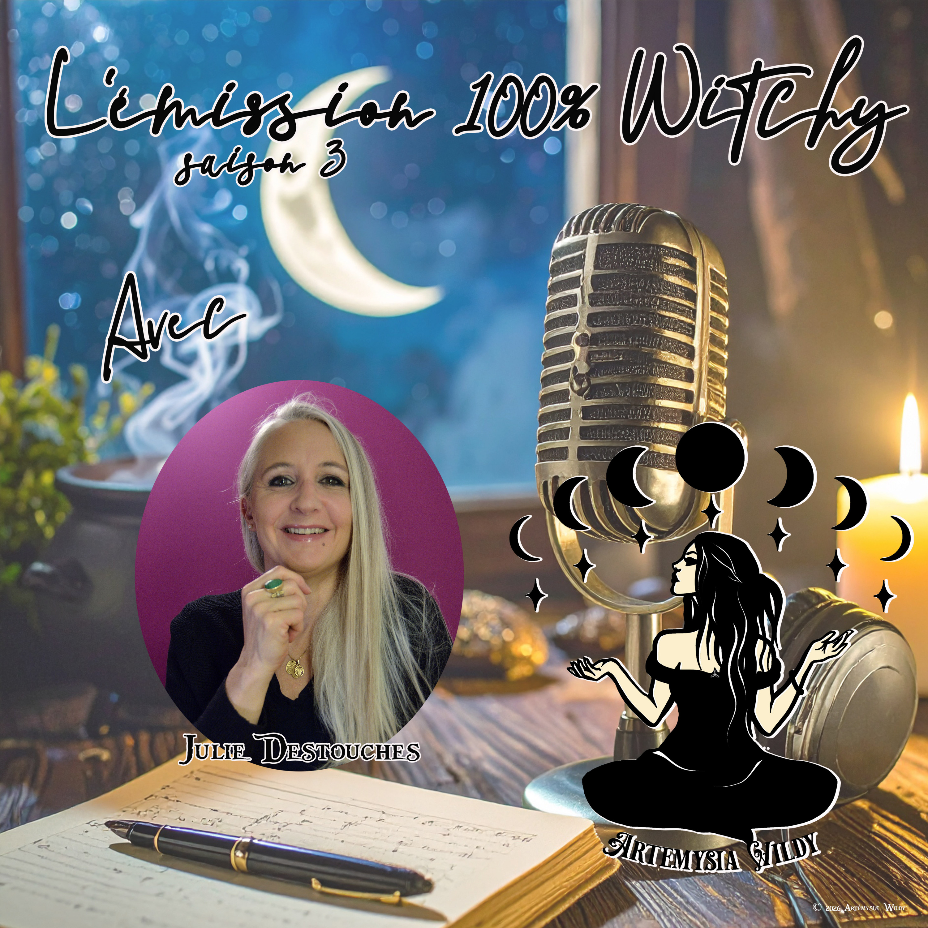 ✨Émission 100% Witchy d'Artémysia Wildy du 30 mars 2026✨ episode artwork