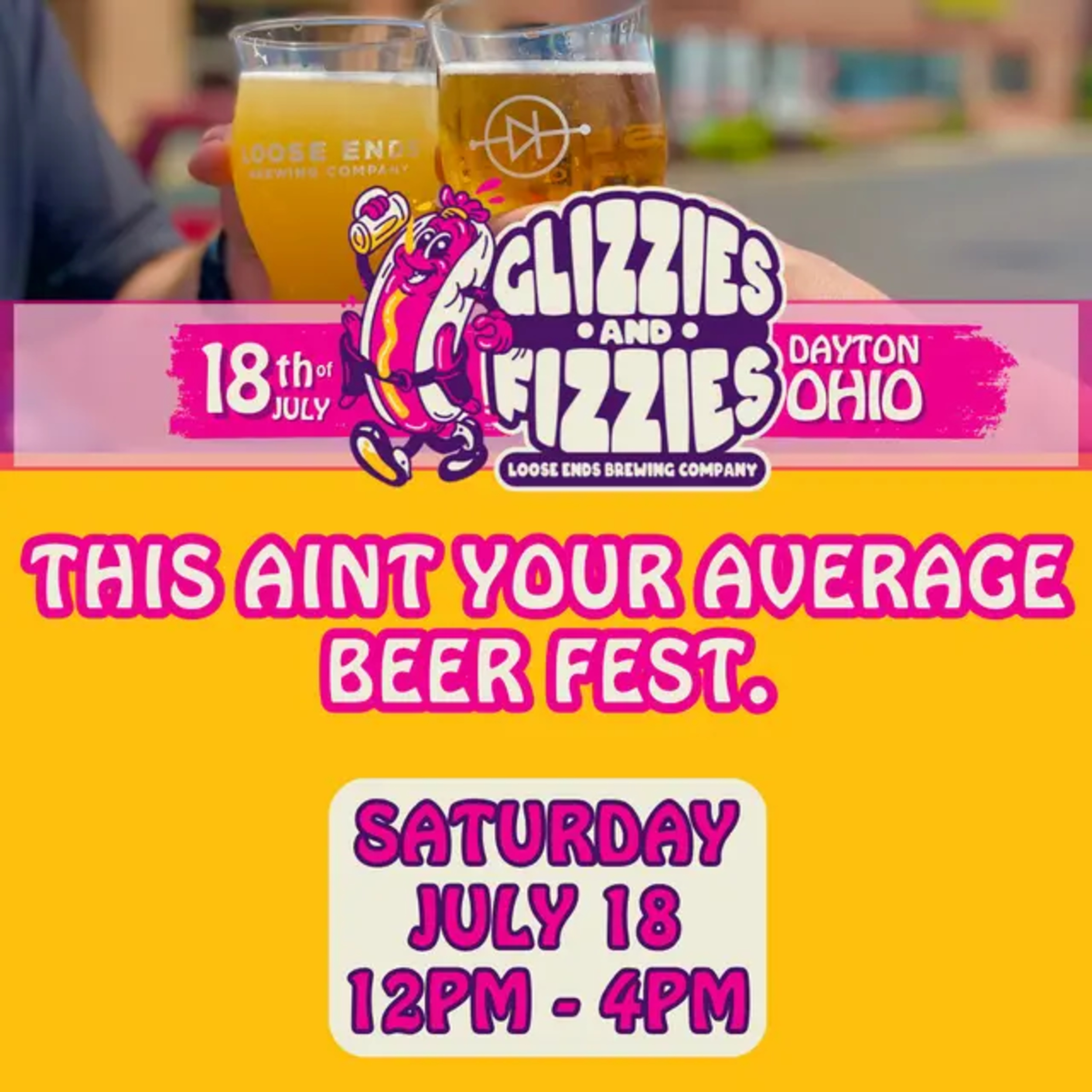 E134 Glizzies & Fizzies 2026 at Loose Ends Brewing episode artwork