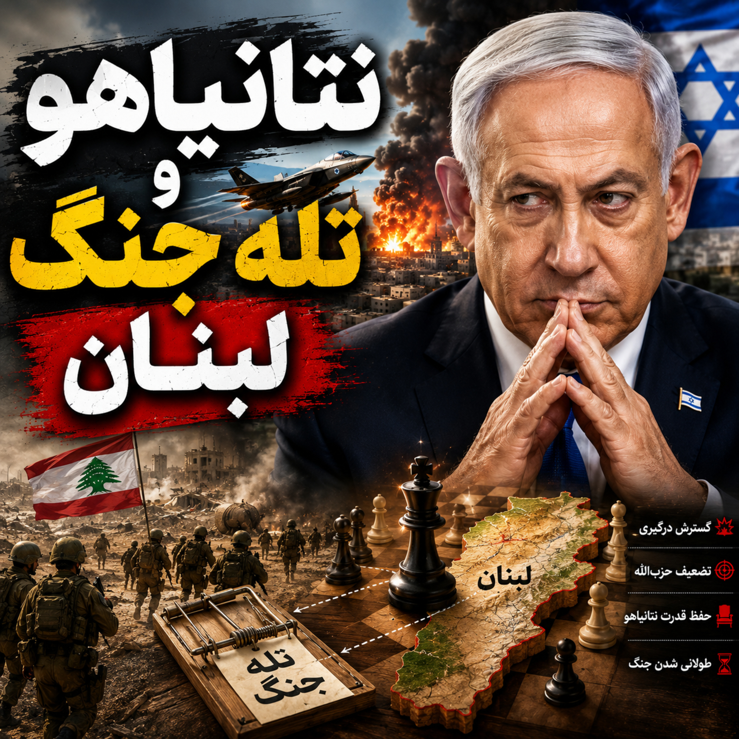 اتاق جنگ یکشنبه 10 خرداد | نتانیاهو و تله جنگ لبنان برای جمهوری اسلامی episode artwork