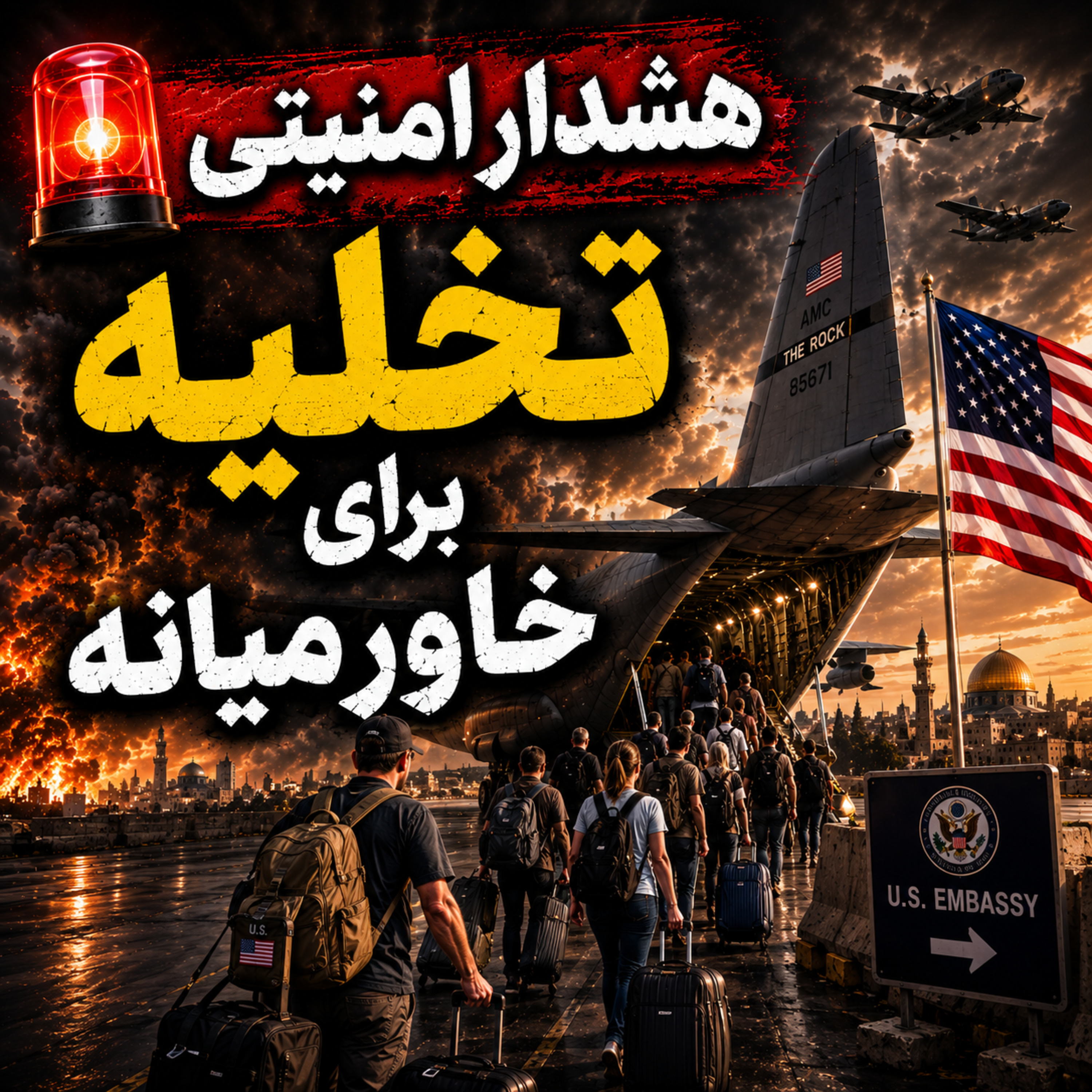 اتاق جنگ پنجشنبه 14 خرداد | هشدار امنیتی برای تخلیه اتباع امریکایی از خاورمیانه episode artwork
