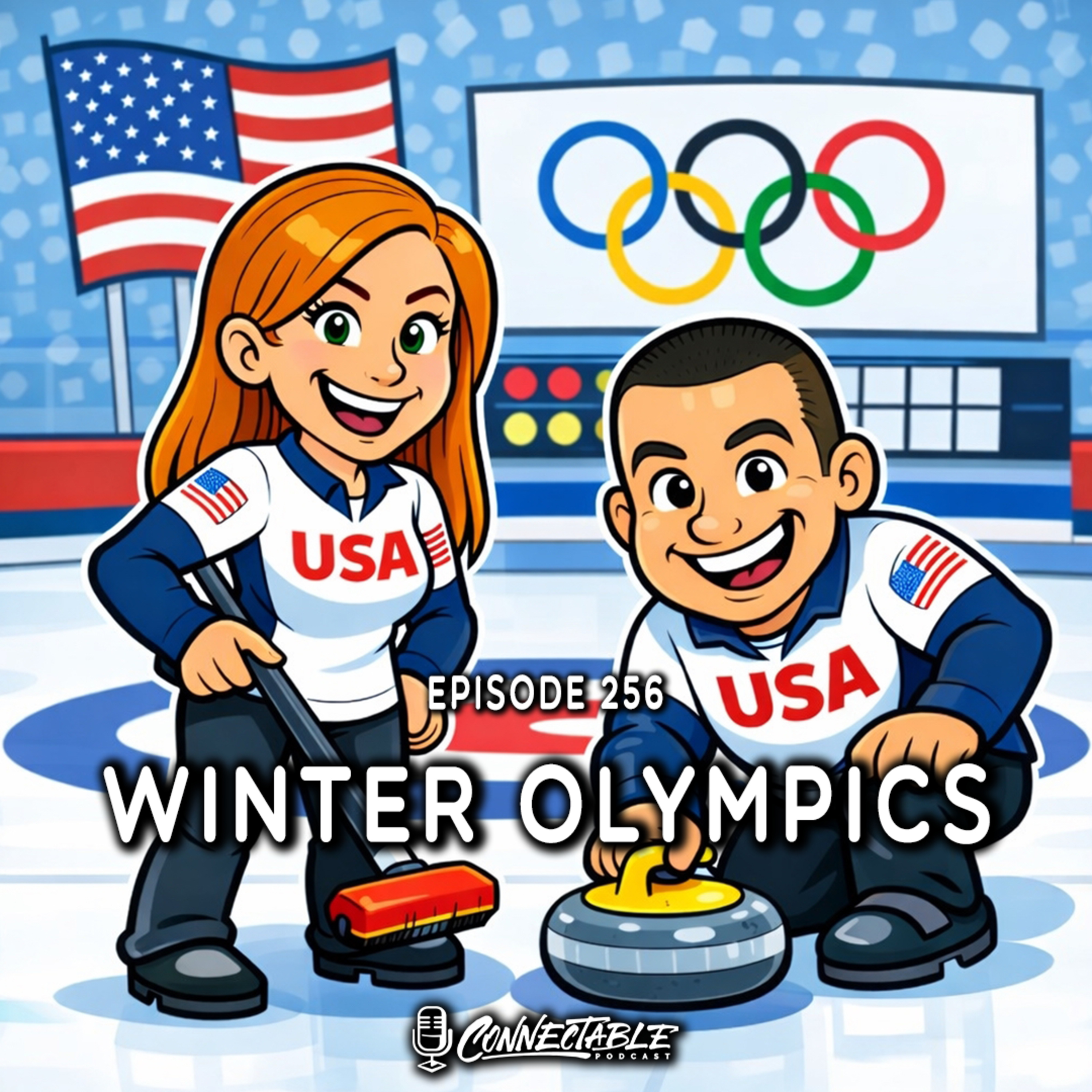 Episode 256- Winter Olympics episode artwork