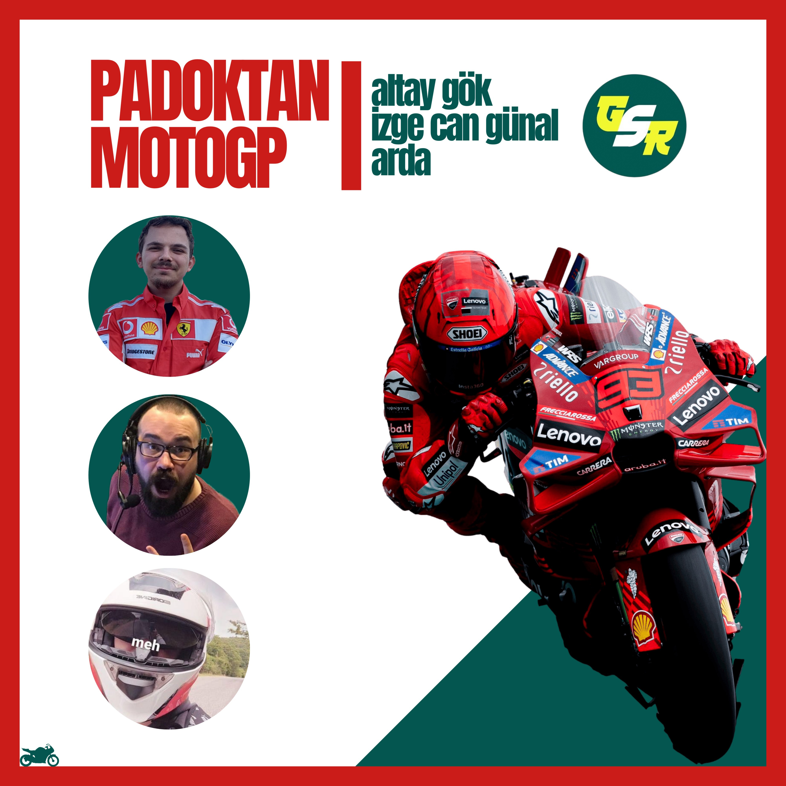Padoktan MotoGP #41: Ayhancan Güven'e Tebrikler + Ducati'de Yapı Mı Var? episode artwork