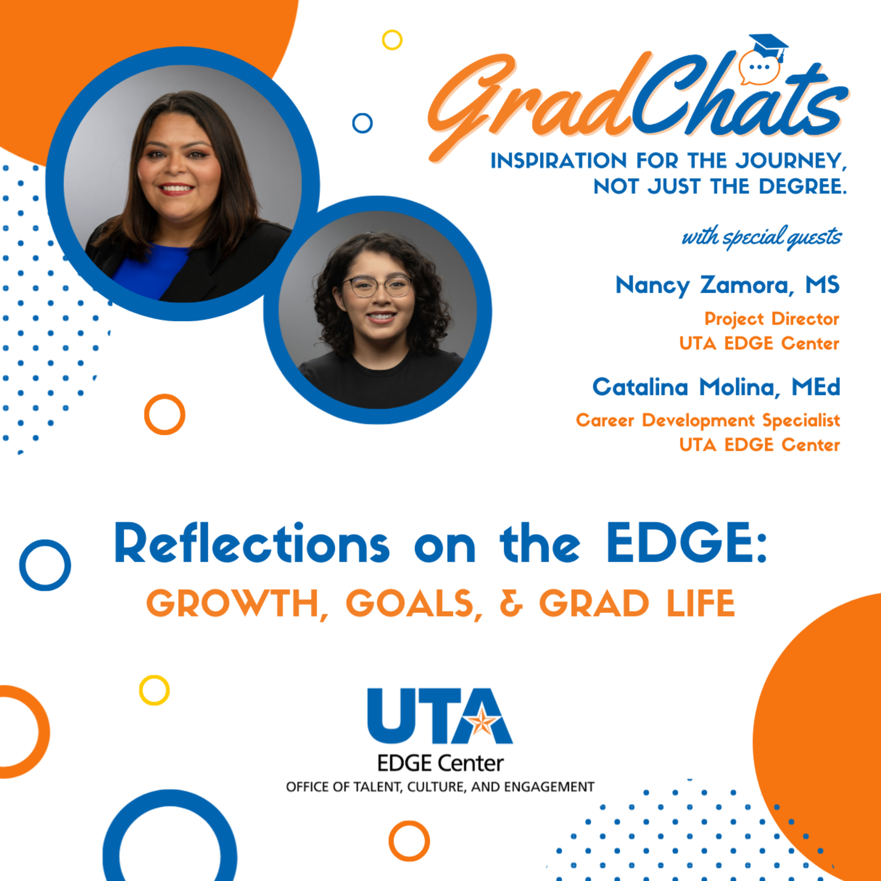 Reflections on the EDGE: Growth, Goals, & Grad Life episode artwork