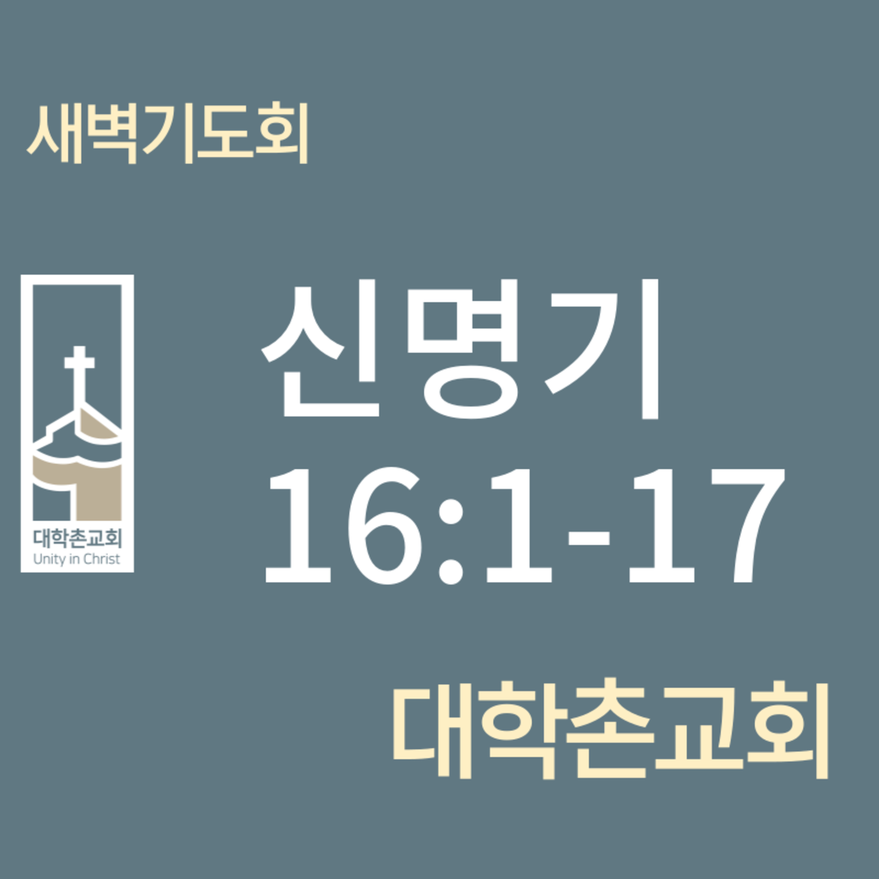 240131 새벽 | 신명기16:1-17 | 임현우 목사 episode artwork