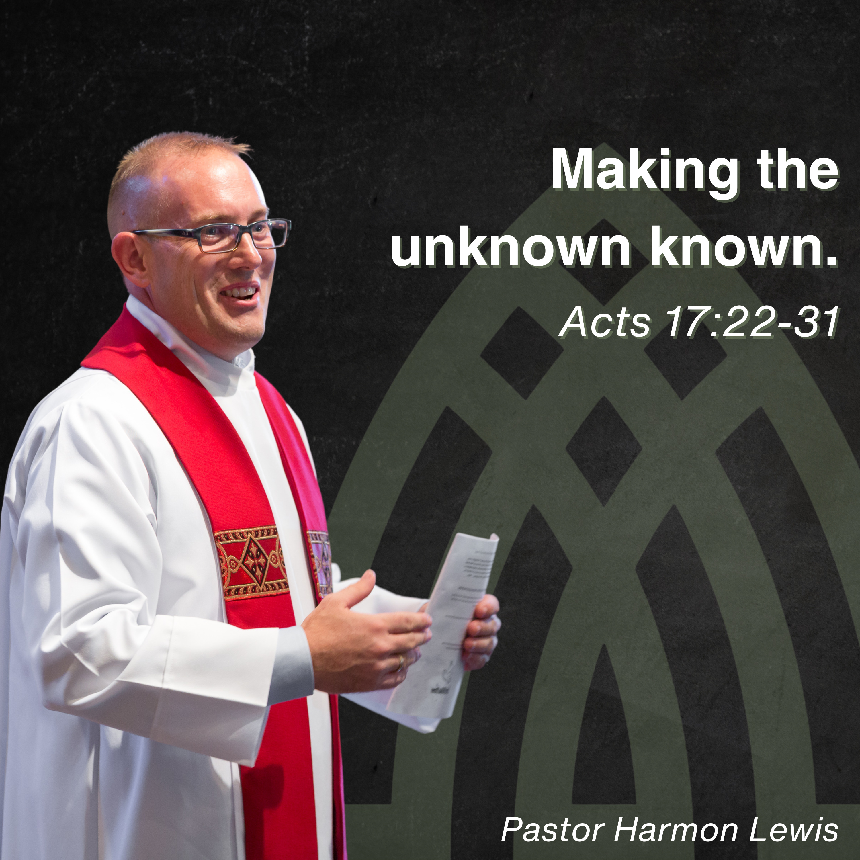 5.10.26 Making the unknown known. Acts 17:22-31 episode artwork