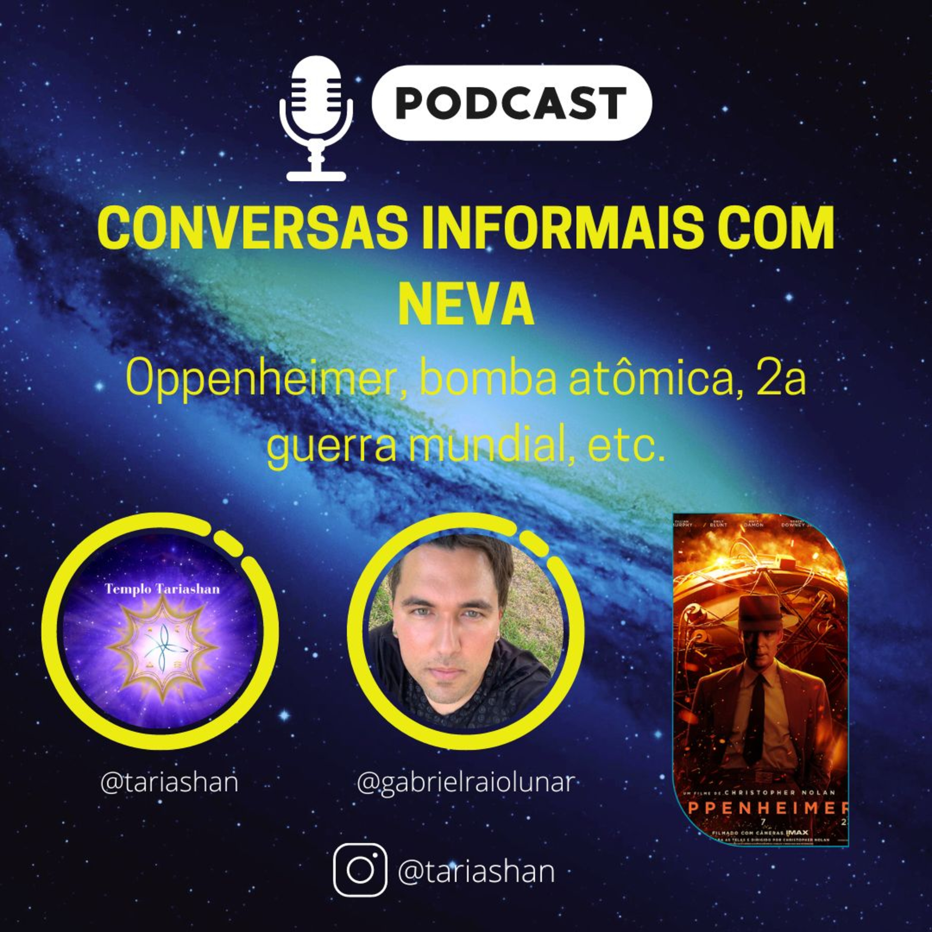 CONVERSAS INFORMAIS COM NEVA- Oppenheimer, bomba atômica, 2a guerra mundial, etc. episode artwork