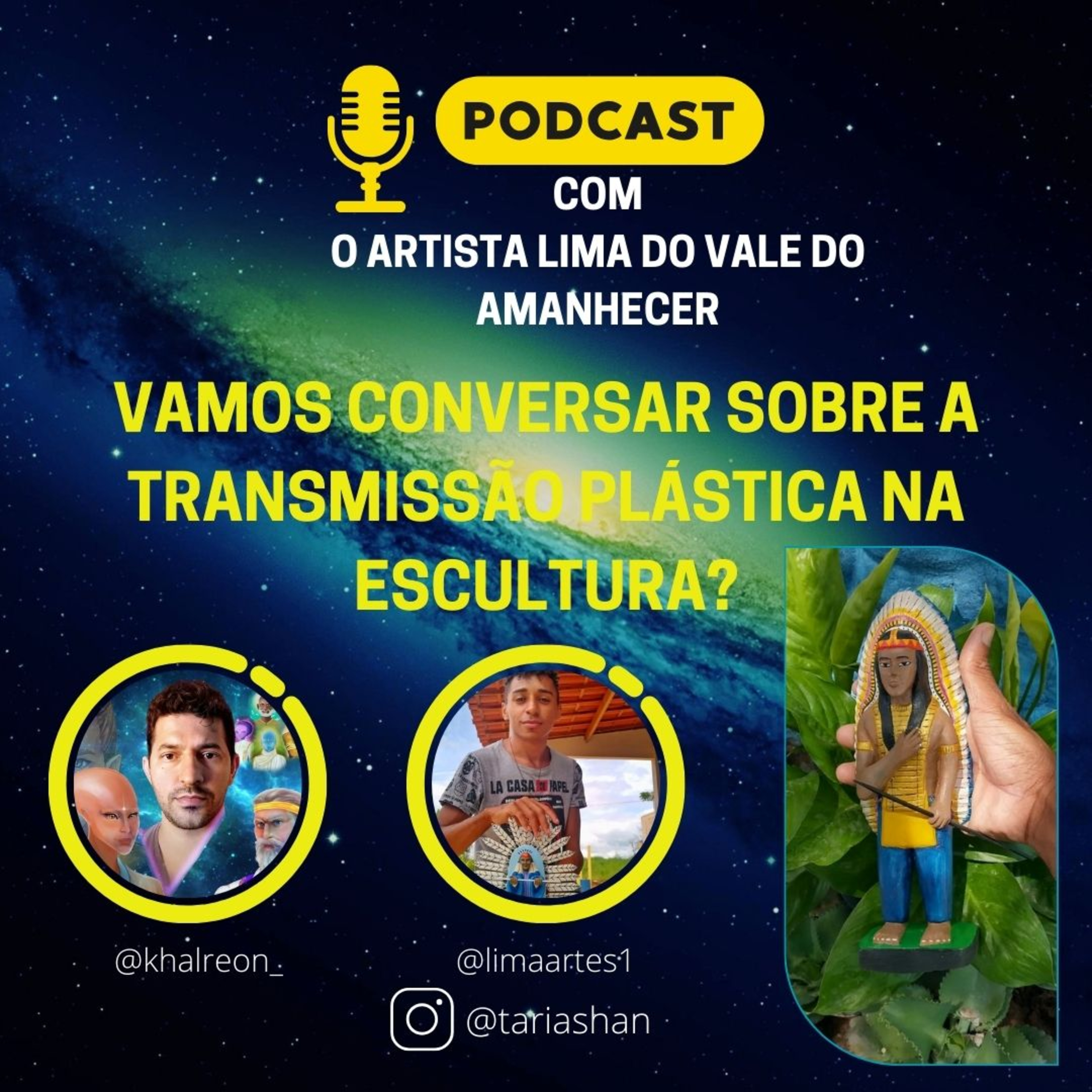 TRANSMISSÃO PLÁSTICA NA ESCULTURA- Astista Lima do Vale do Amanhecer episode artwork