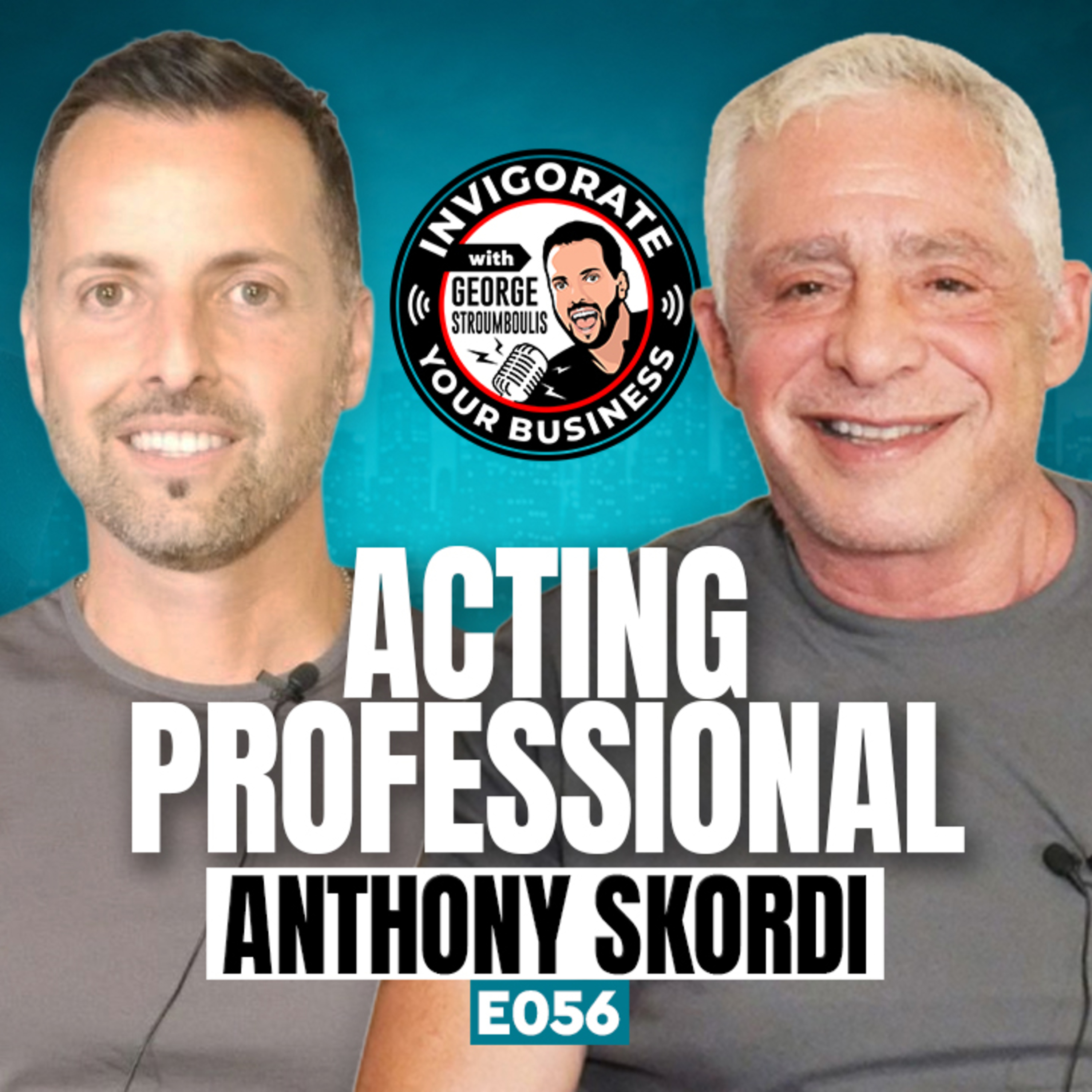 Anthony Skordi: Hollywood Actor, The Offer’s Carlo Gambino, Voice of Legends | E056 episode artwork