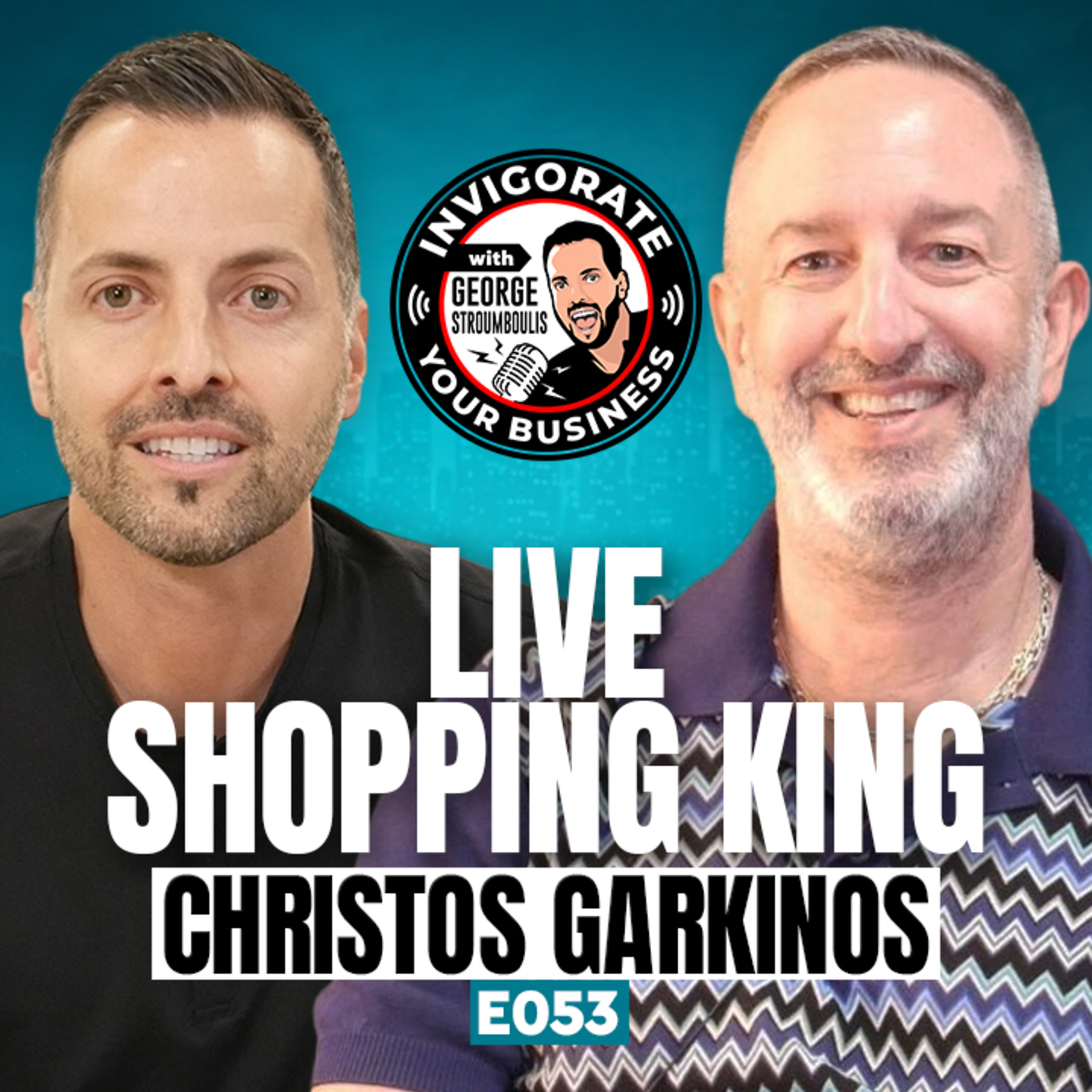 Christos Garkinos: Fashion Fame to Reinvention, Live Shopping, Resilience & Raw Truths | E053 episode artwork