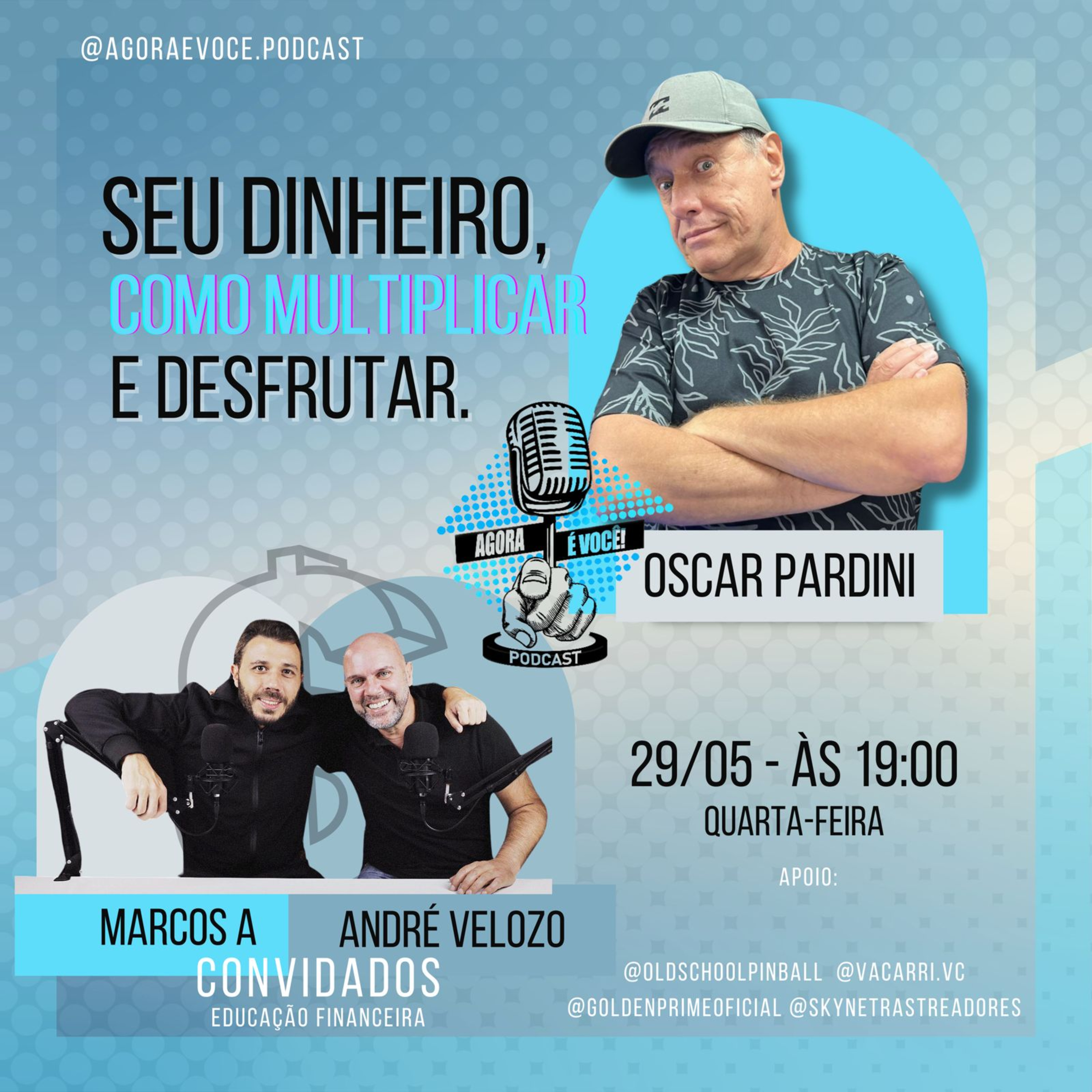 Seu Dinheiro: Como Multiplicar e Desfrutar | com Marcos e André Velozo | EP13 episode artwork