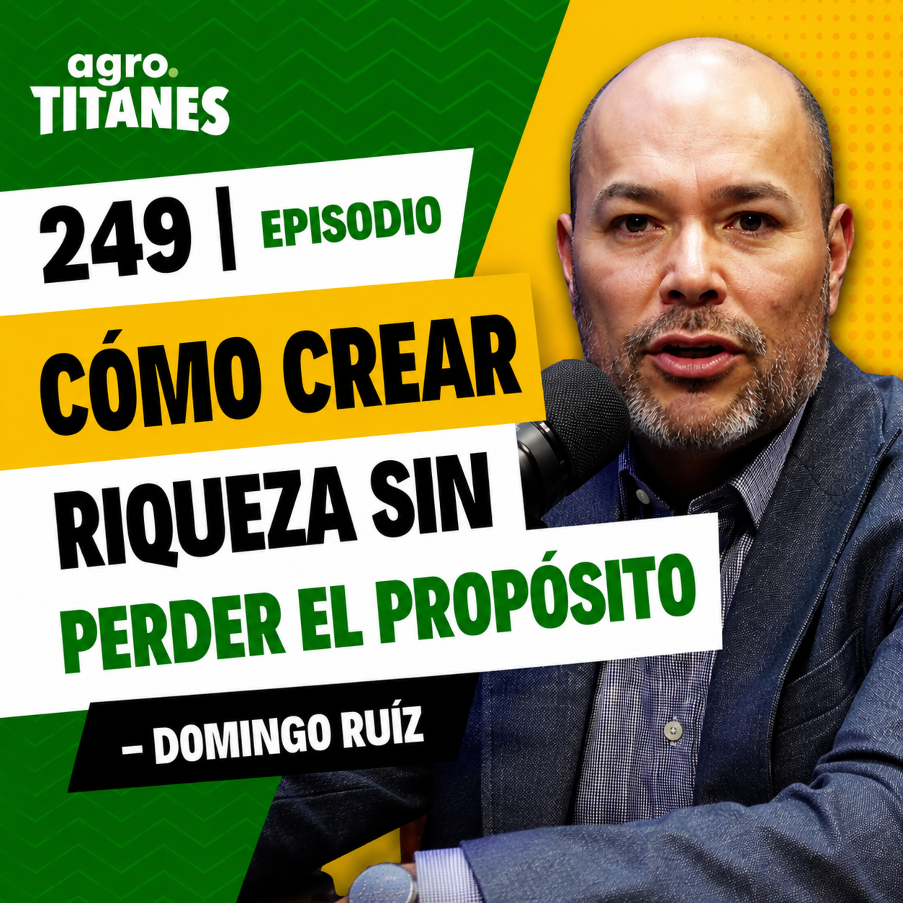 249 | Cómo crear riqueza sin perder el propósito - Domingo Ruíz
