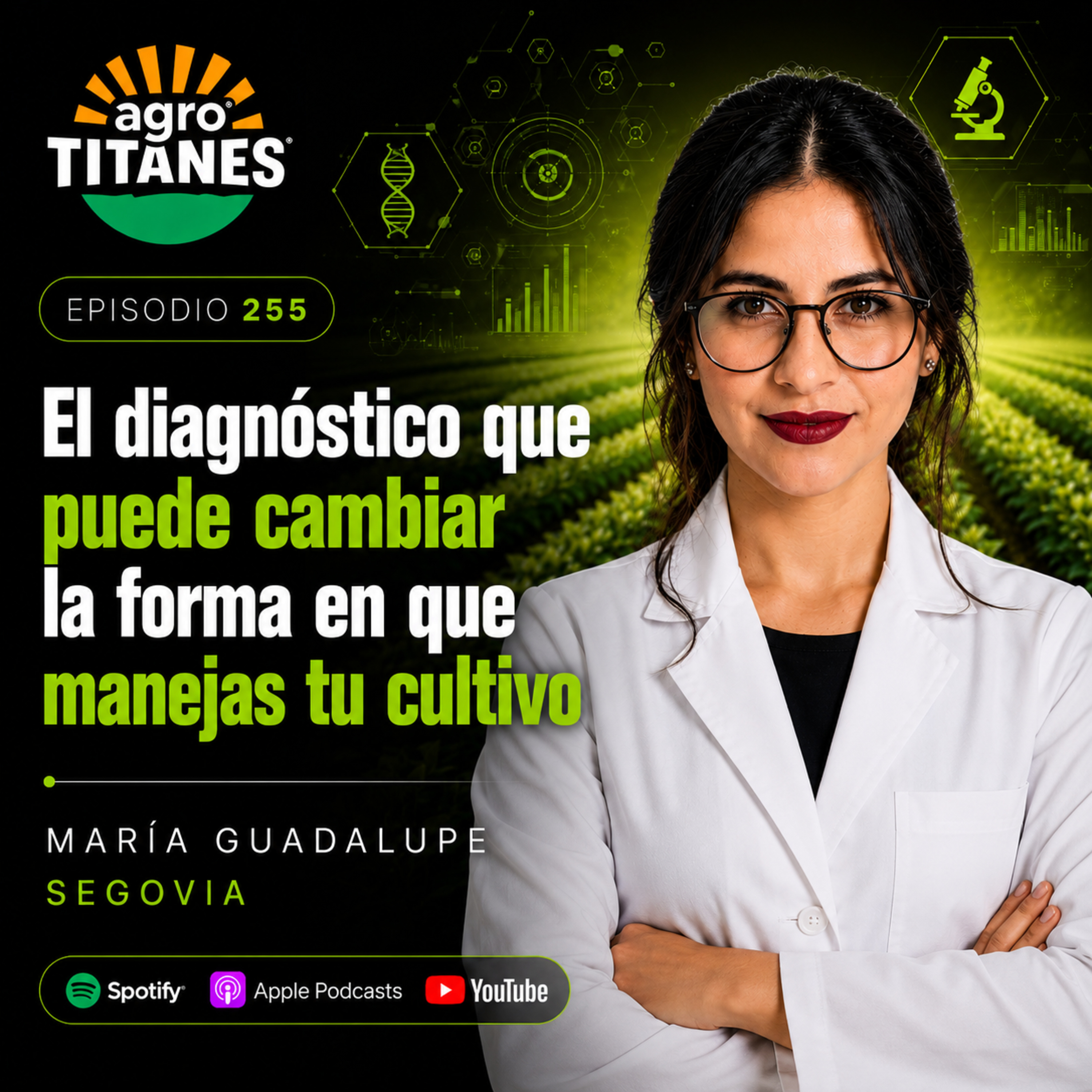 255 | El diagnóstico que puede cambiar la forma en que manejas tu cultivo - María Guadalupe Segovia