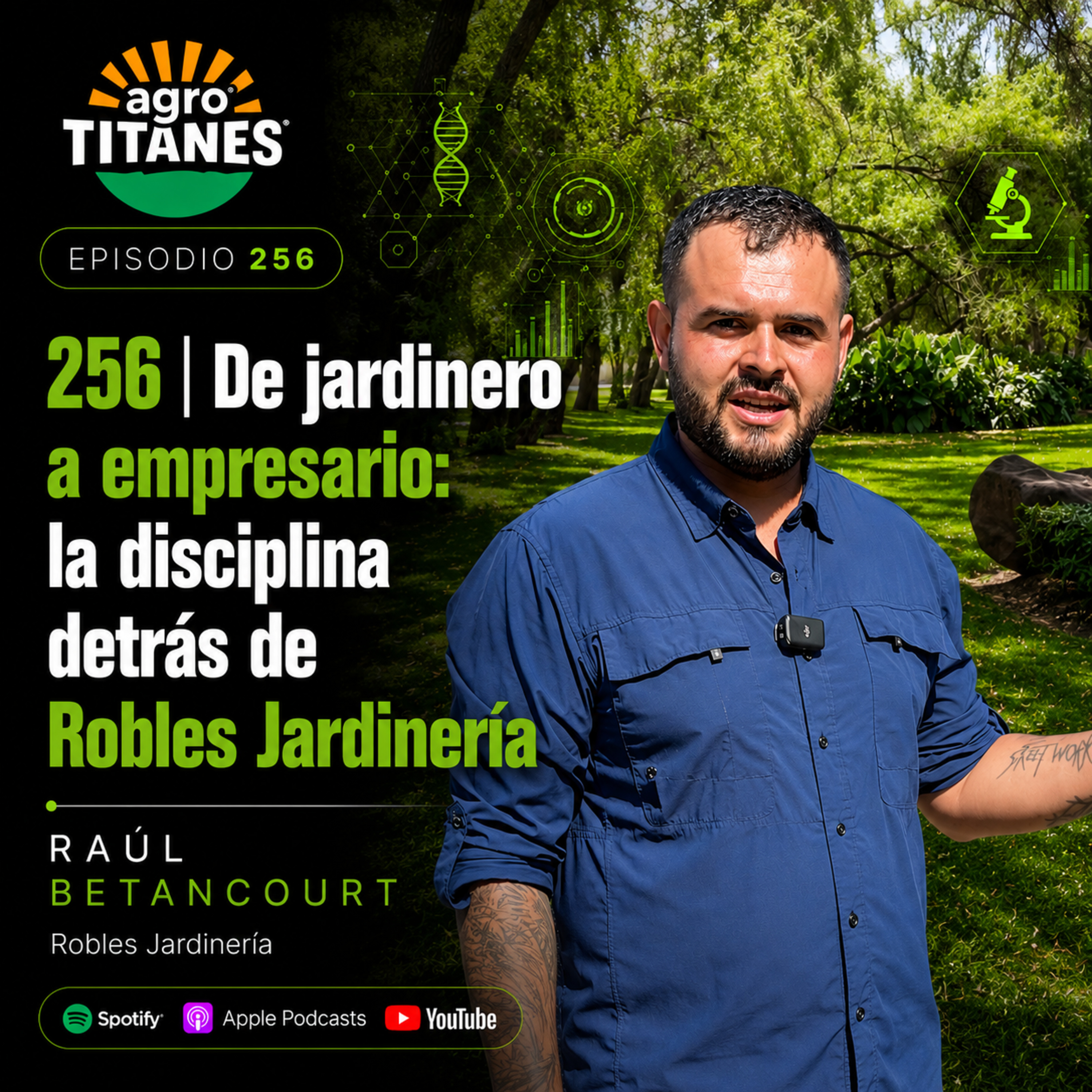 256 | De jardinero a empresario: la disciplina detrás de Robles Jardinería – Raúl Betancourt