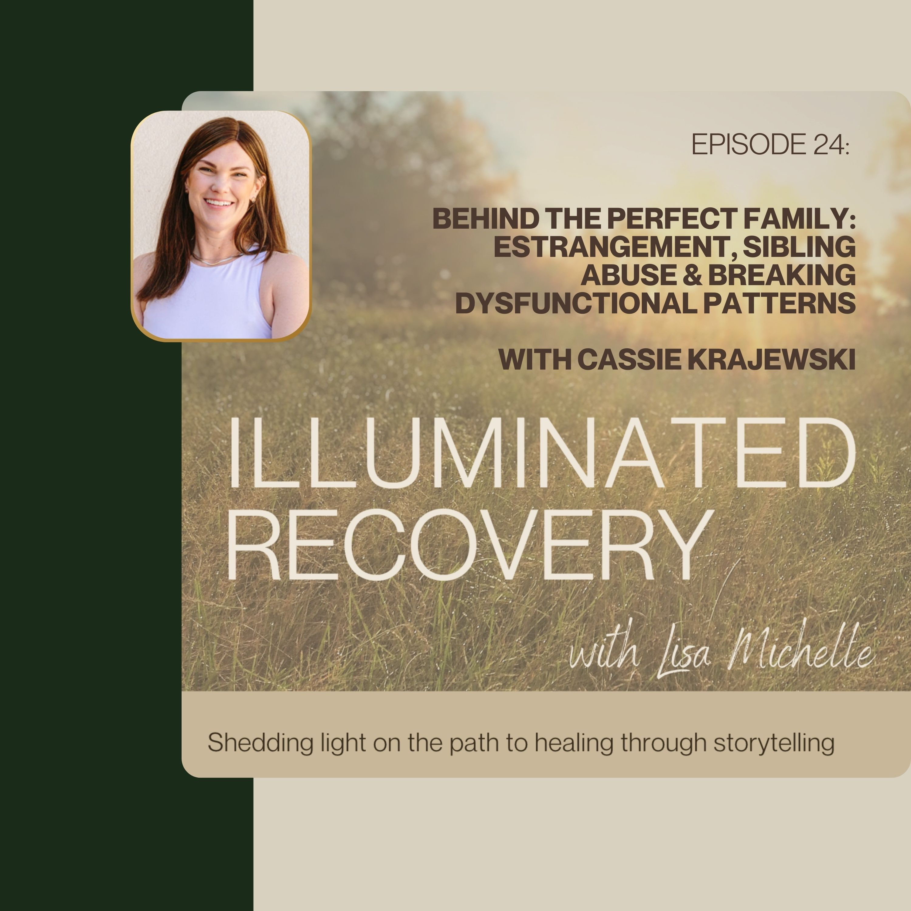 E24:Behind the Perfect Family: Estrangement, Sibling Abuse & Breaking Dysfunctional Patterns episode artwork