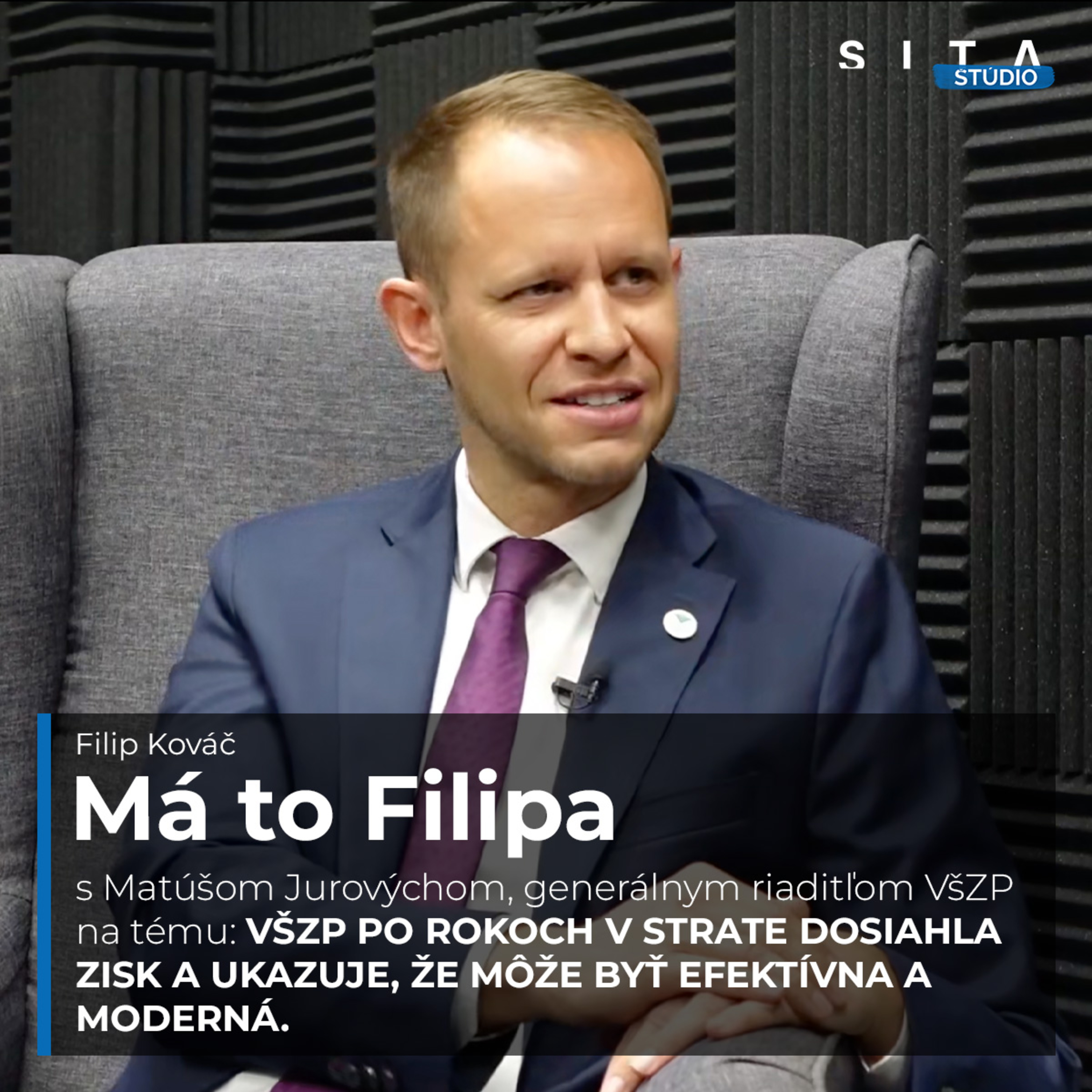 Generálny riaditeľ Matúš Jurových o tom ako VšZP po rokoch v strate dosiahla zisk | Má to Filipa episode artwork