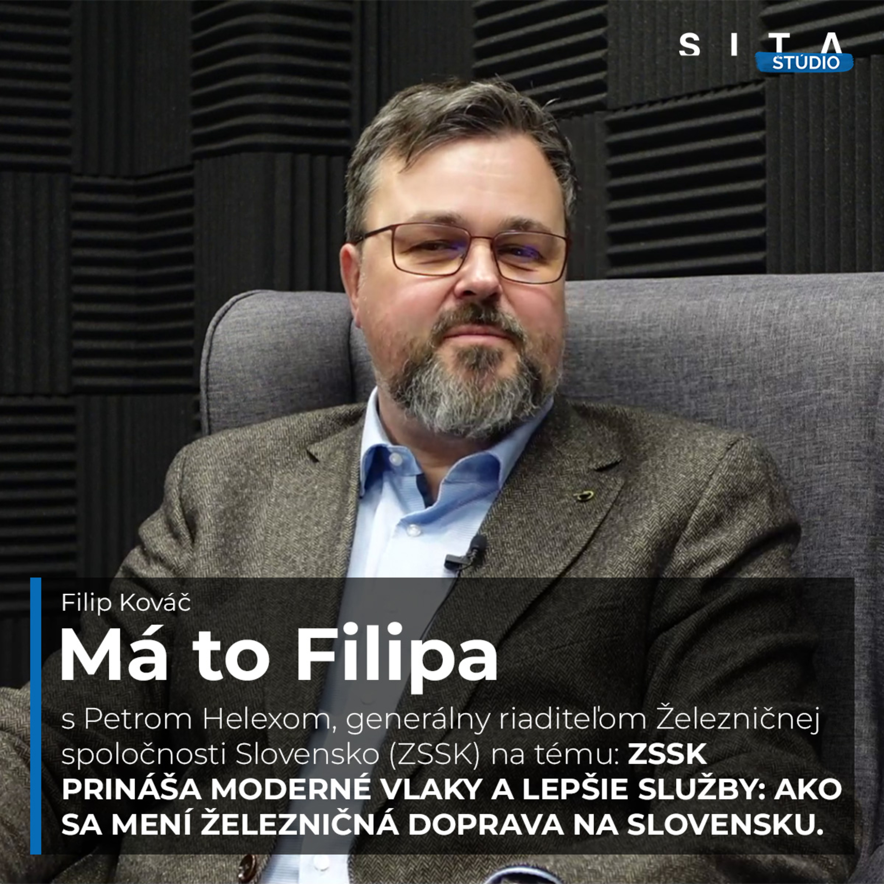 Peter Helexa o modernizácii a plánoch slovenských železníc (ZSSK) | Má to Filipa episode artwork