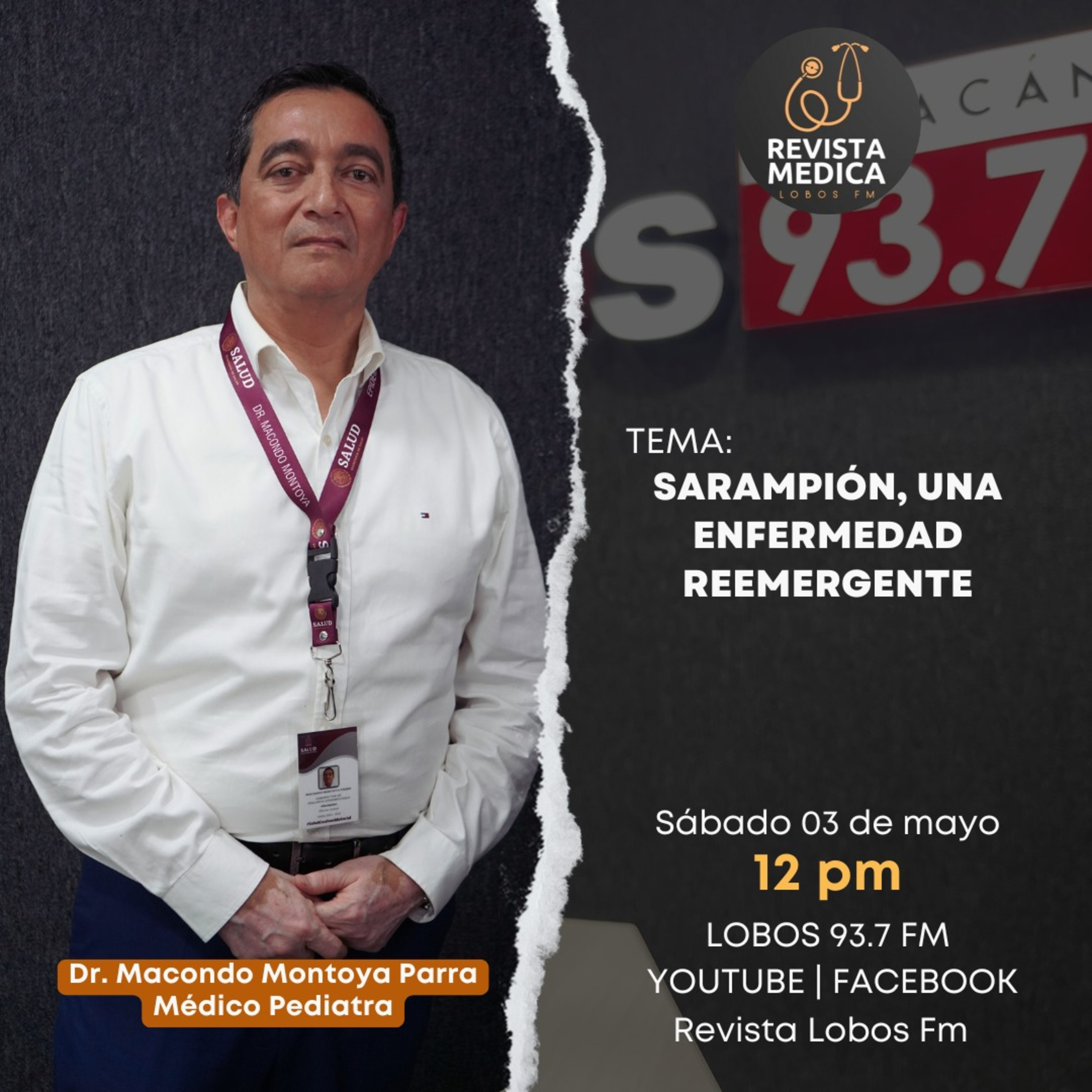 T3E13 Sarampión, una enfermedad reemergente - Dr Macondo Montoya Parra - Médico Pediatra episode artwork