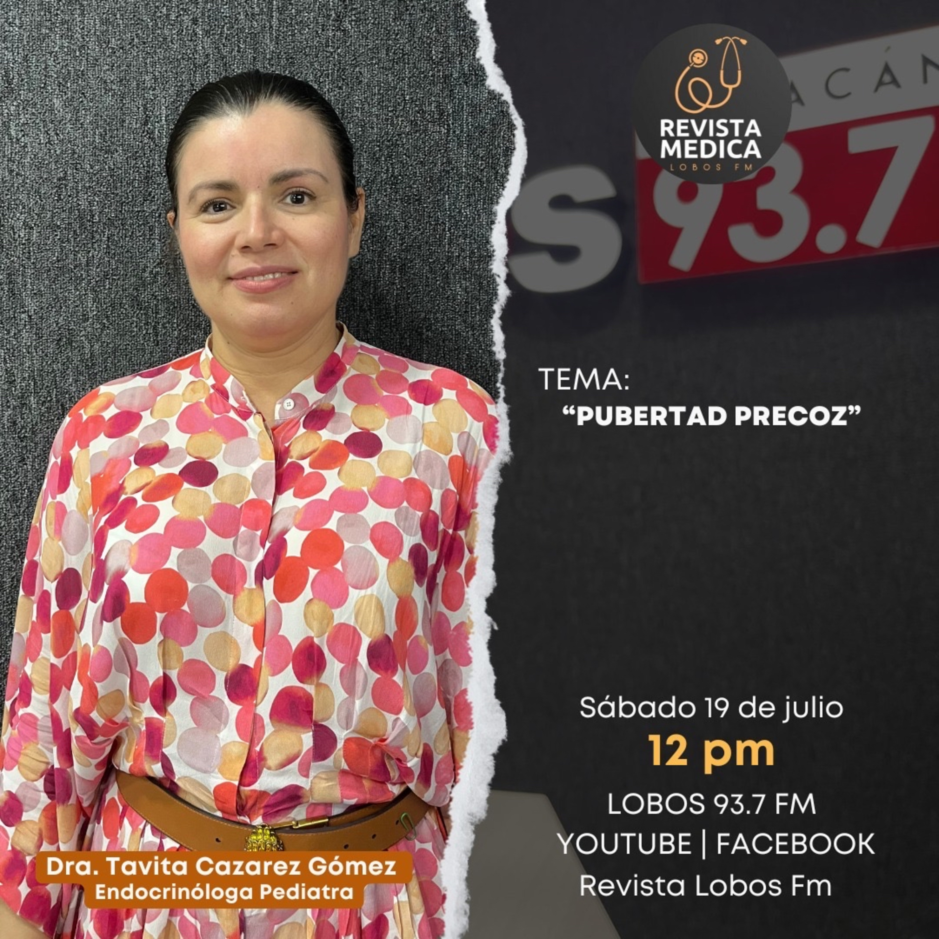T3E22 Pubertad Precoz ~ Dra Tavita Cazarez Gómez ~ Endocrinóloga Pediatra episode artwork