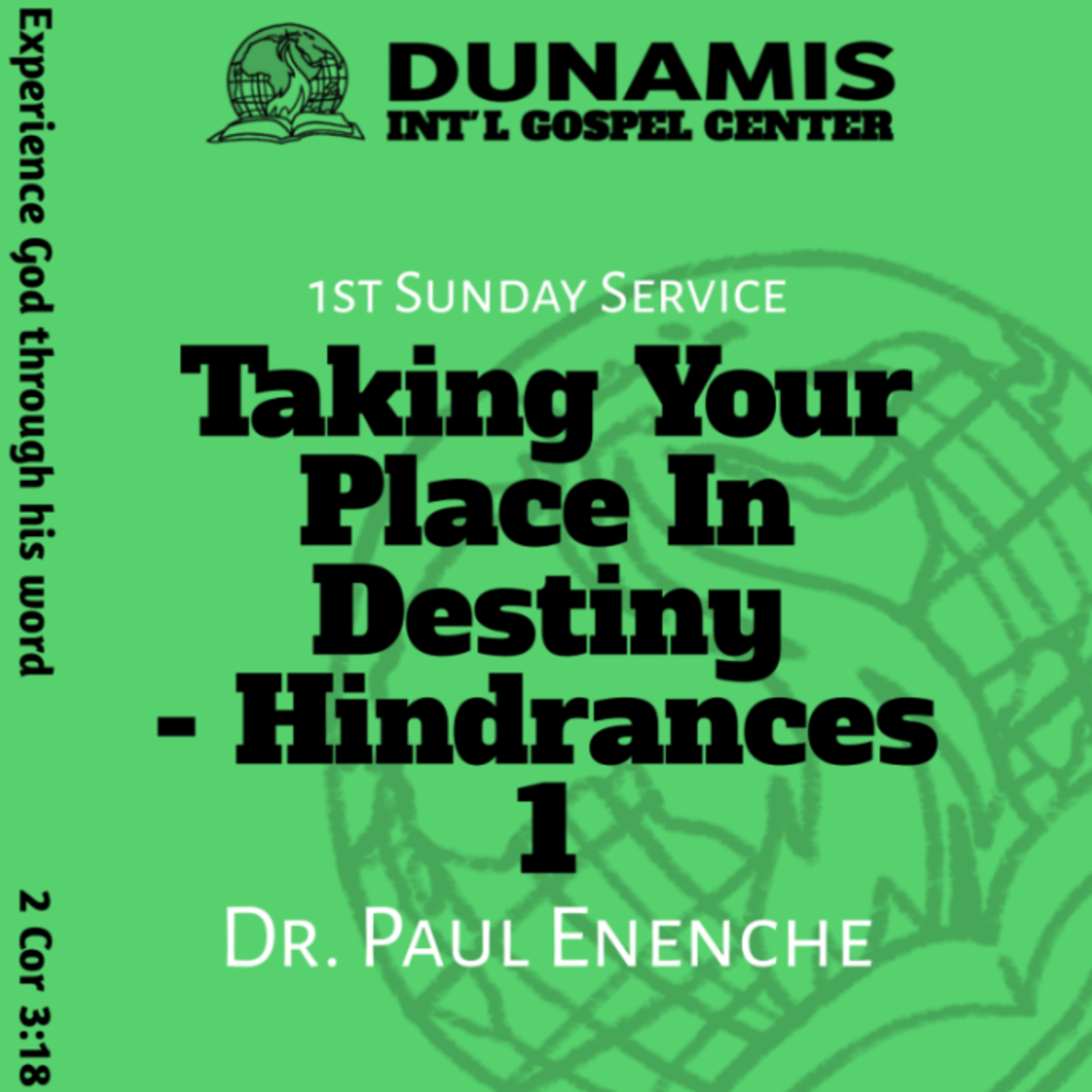 Taking Your Place In Destiny - Hindrances 1