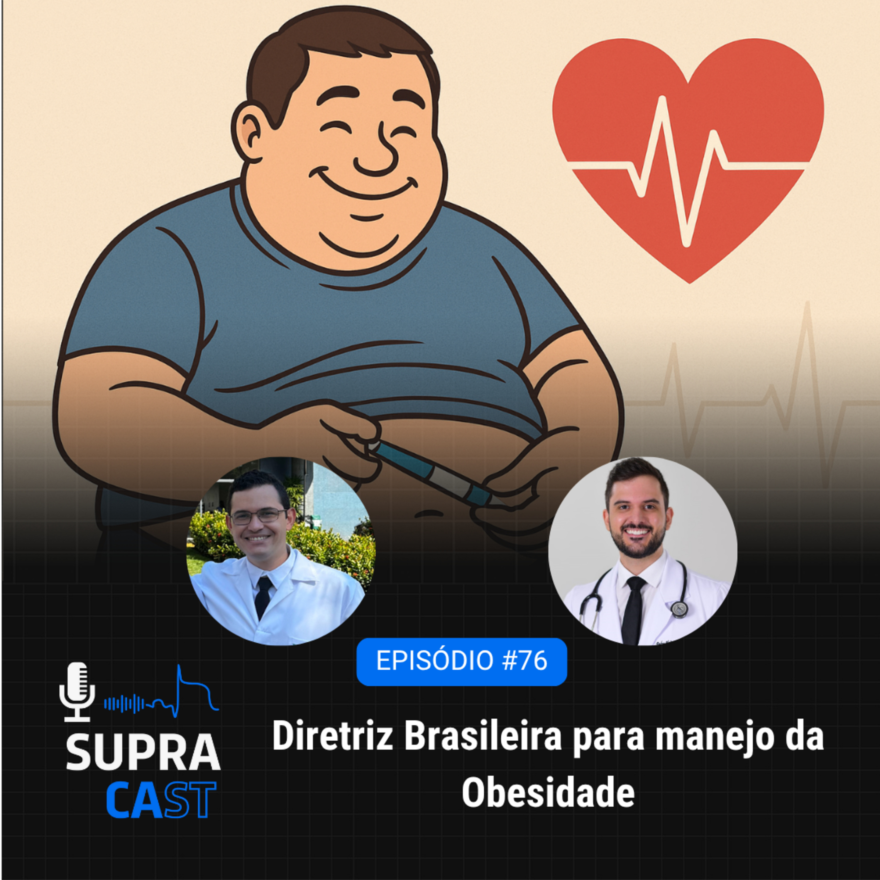 76. Diretriz Brasileira para manejo da Obesidade episode artwork