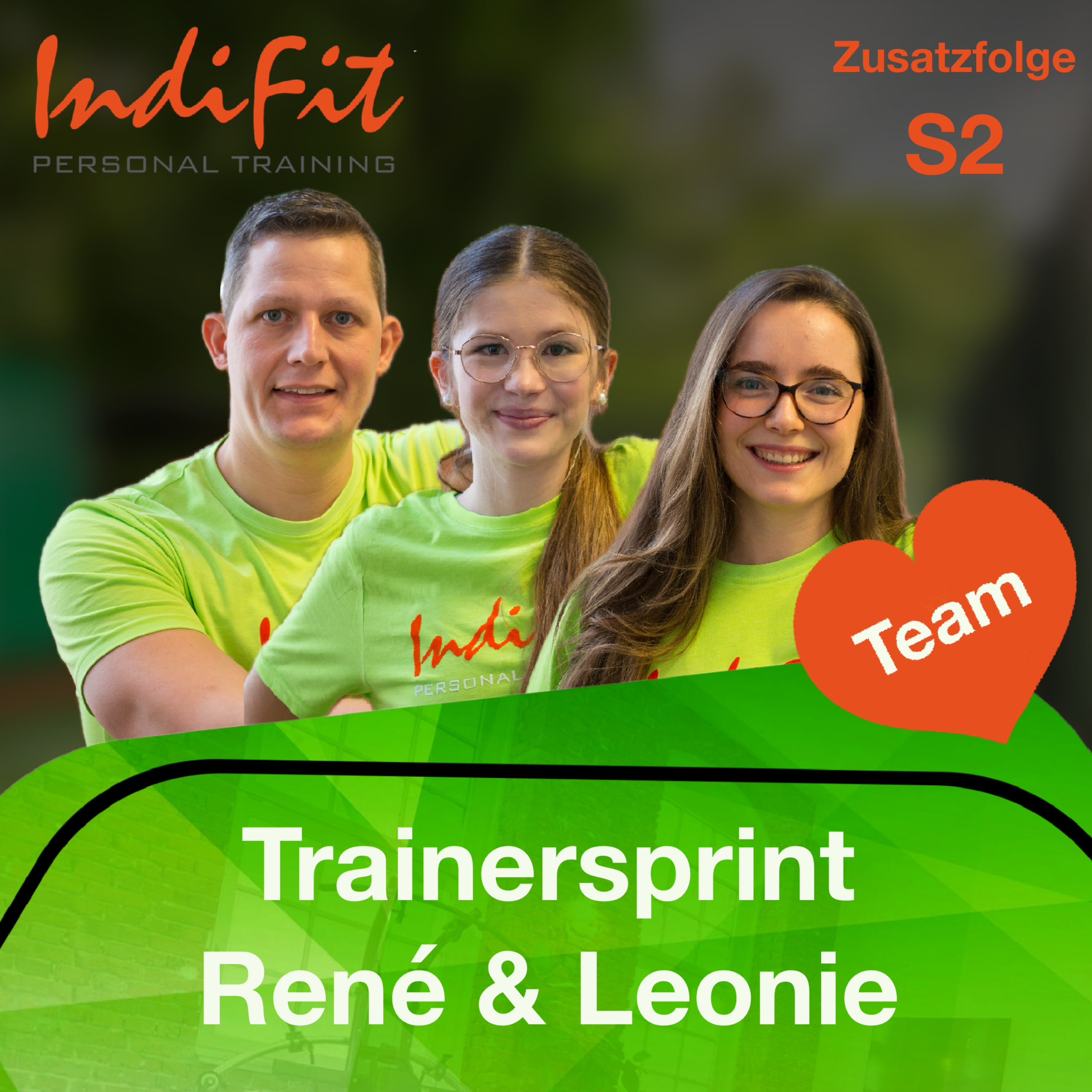 Trainersprint René und Leonie - Der IndiFit Podcast episode artwork