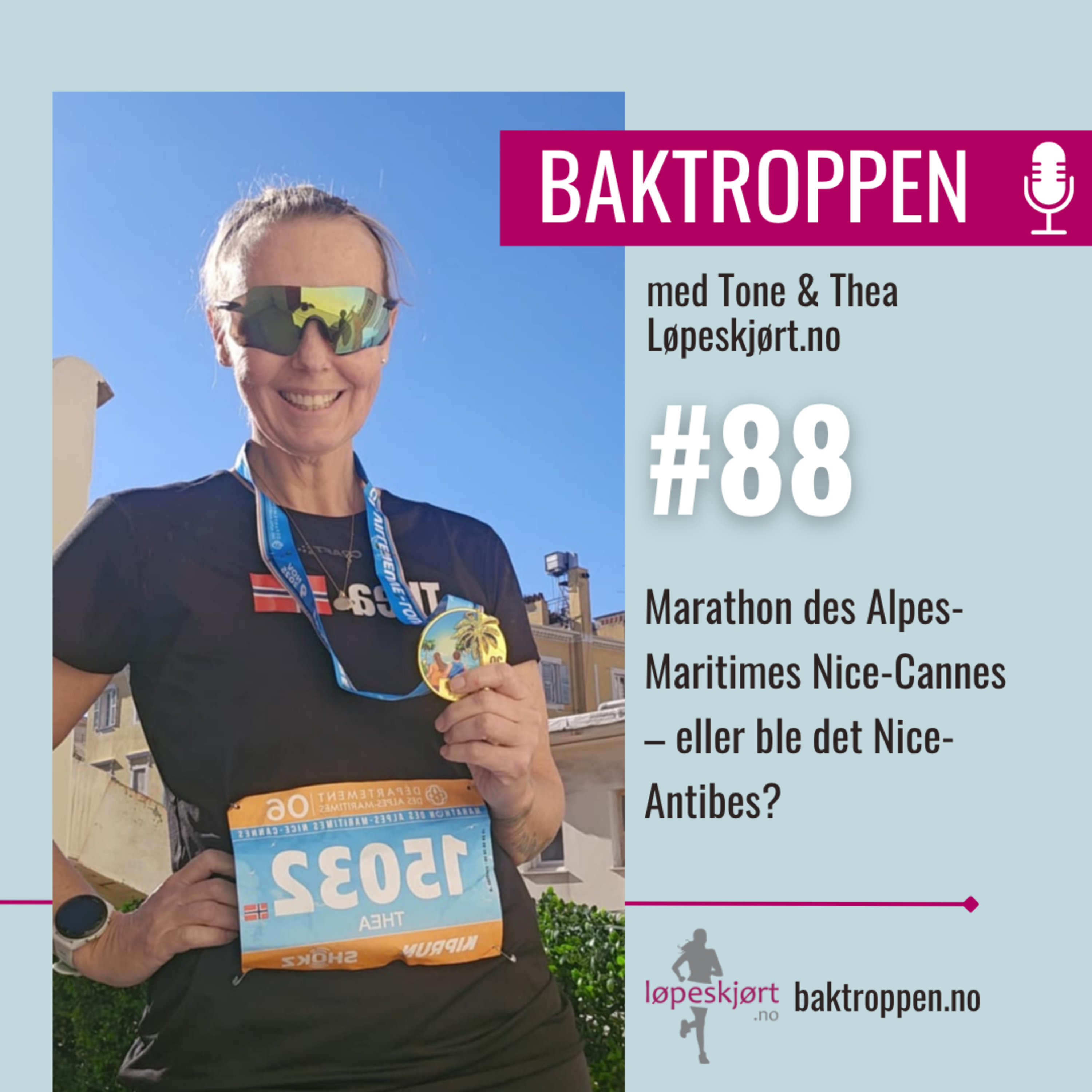 #88: Marathon des Alpes-Maritimes Nice-Cannes - eller ble det Nice-Antibes? episode artwork