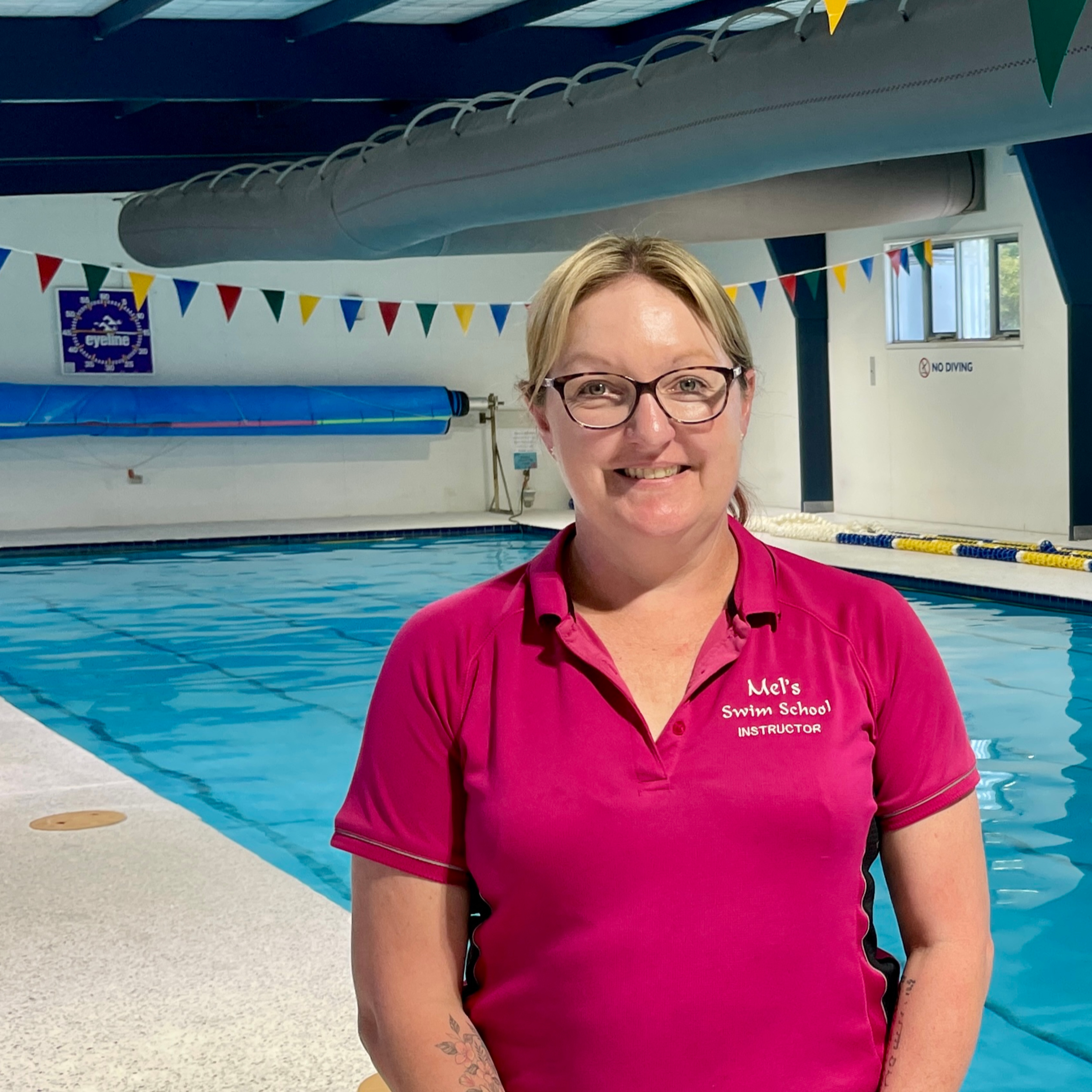 Mel's Swim School episode artwork