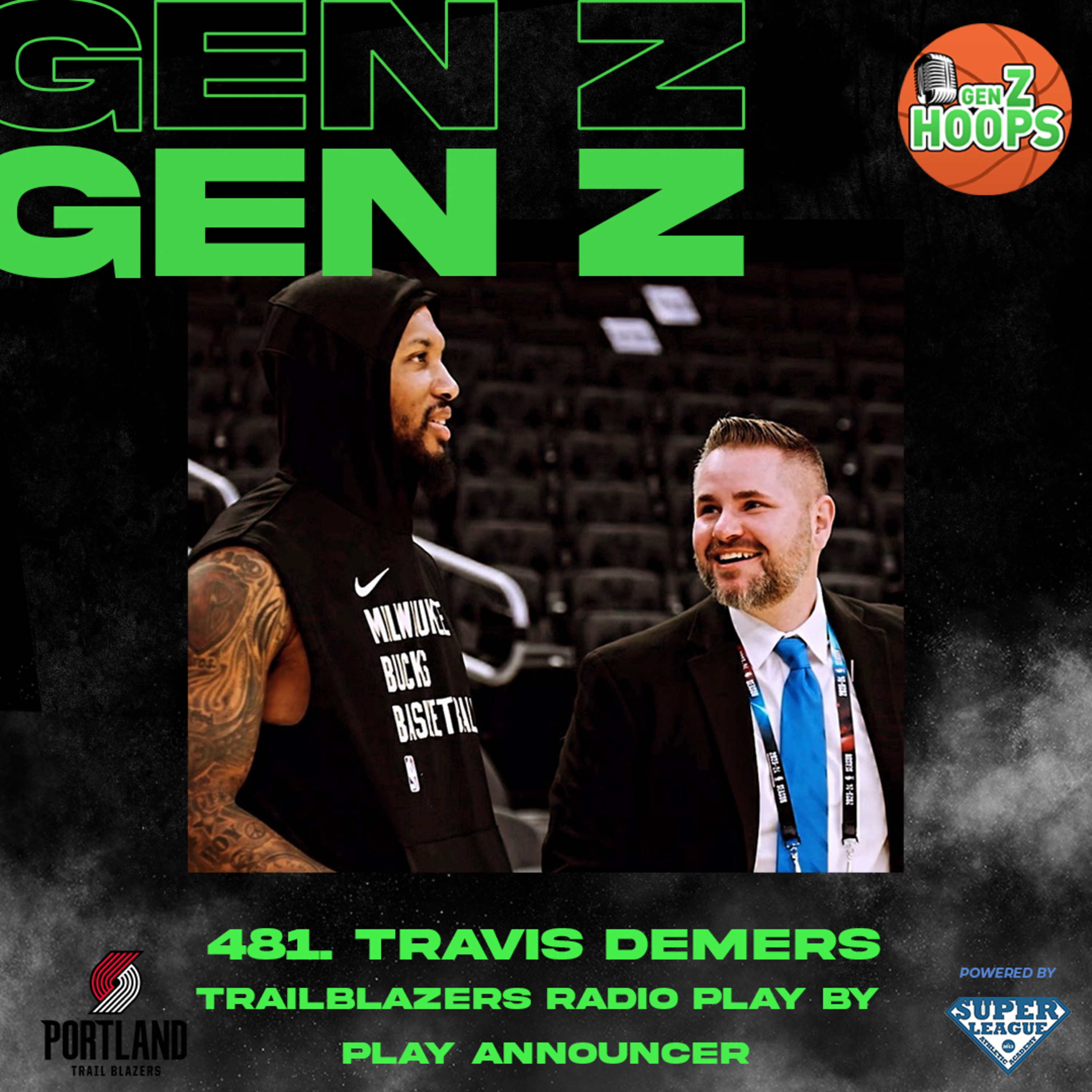 481. Travis Demers - Trailblazers Radio Play By Play Announcer