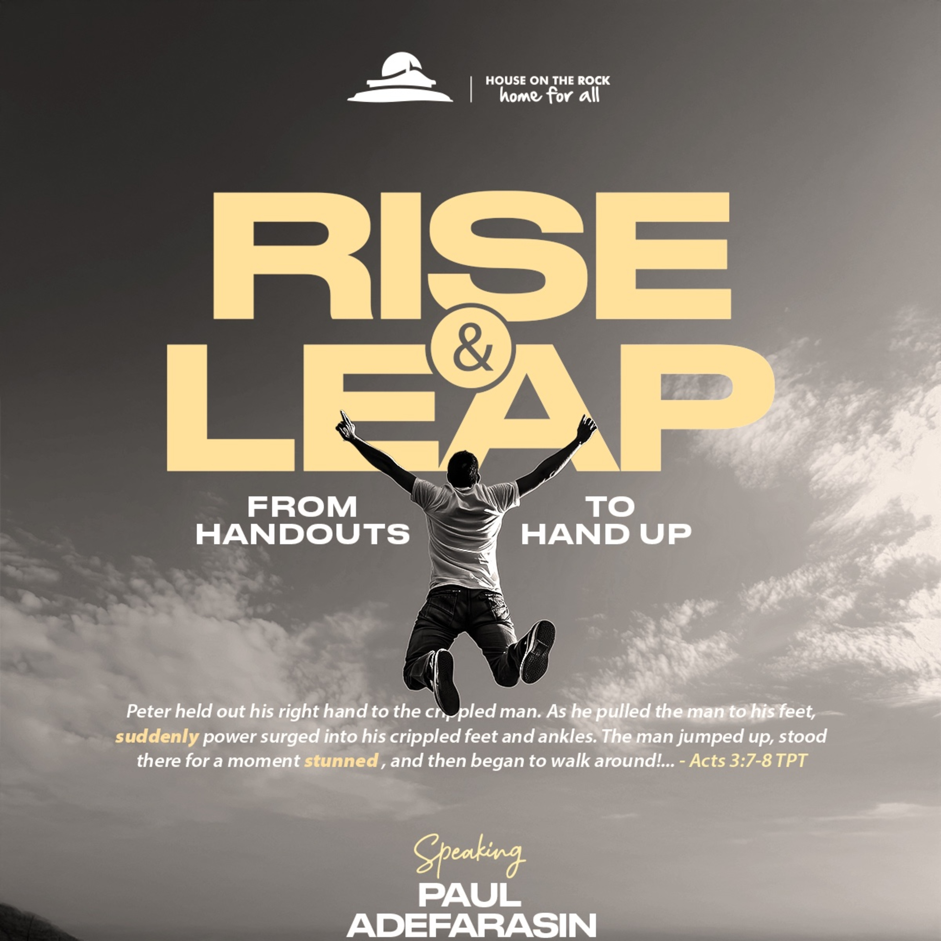 RISE & LEAP FROM HANDOUTS TO THE HAND UP_INTERACTIVE PODCAST