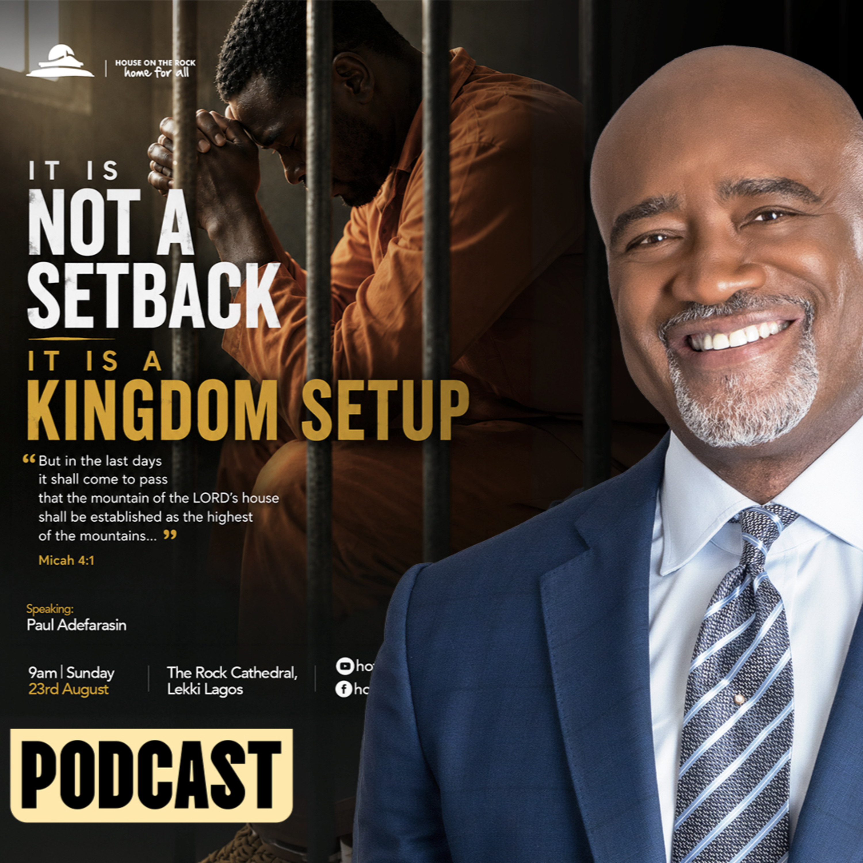 IT IS NOT A SETBACK IT IS A KINGDOM SETUP