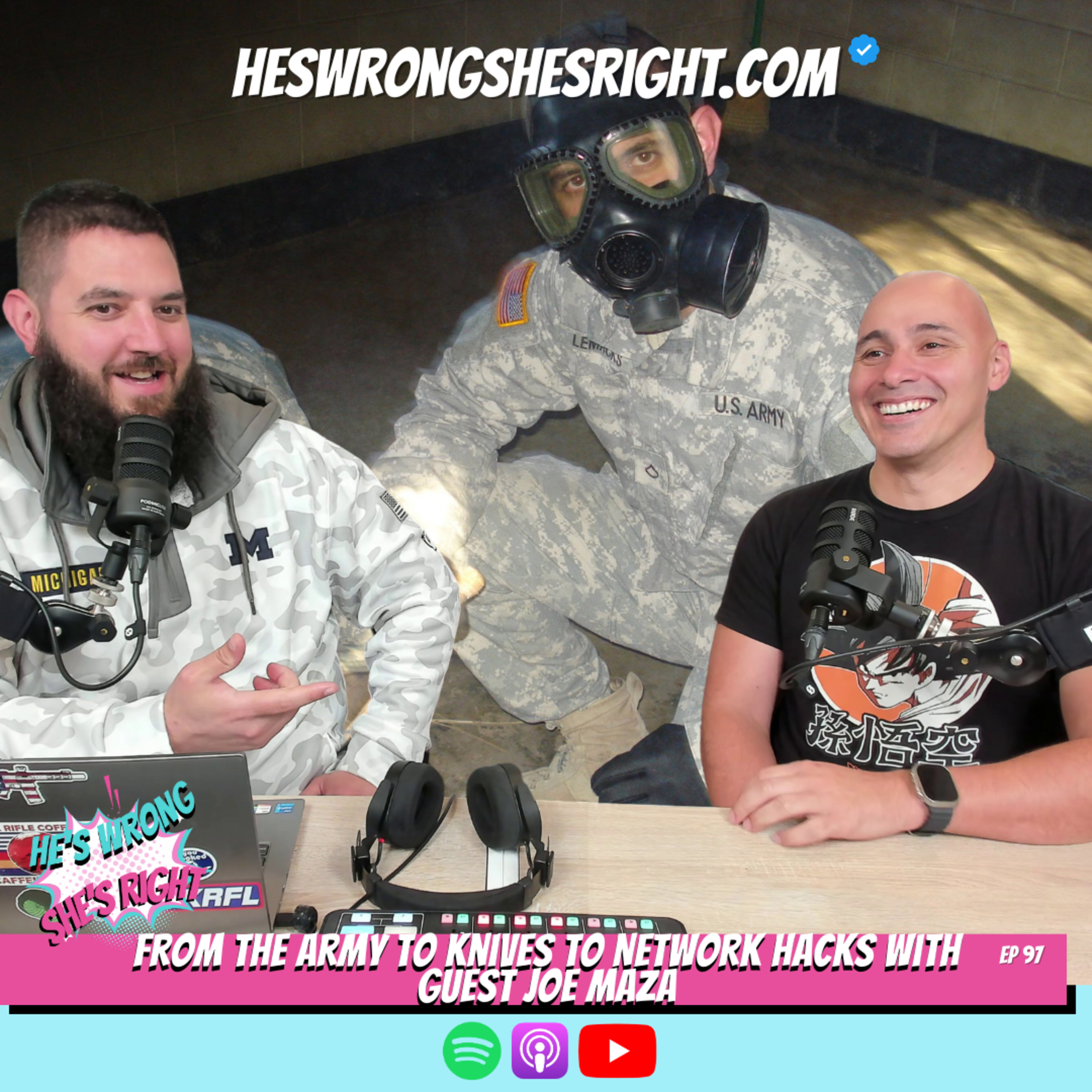 From the Army to Knives to Network Hacks with guest Joe Maza - HWSR Ep 97 episode artwork