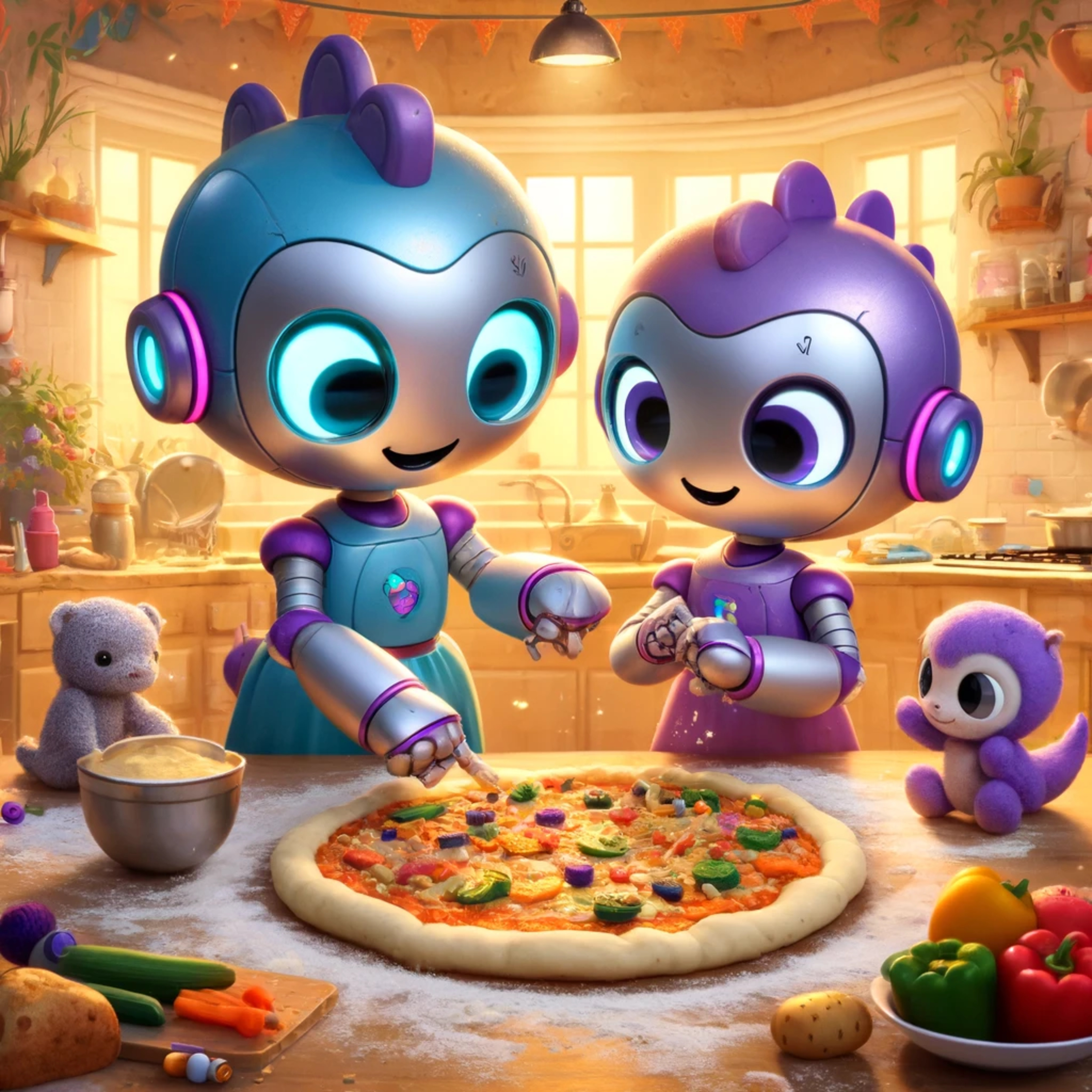 Bedtime Blastoff with the Robo-Sisters