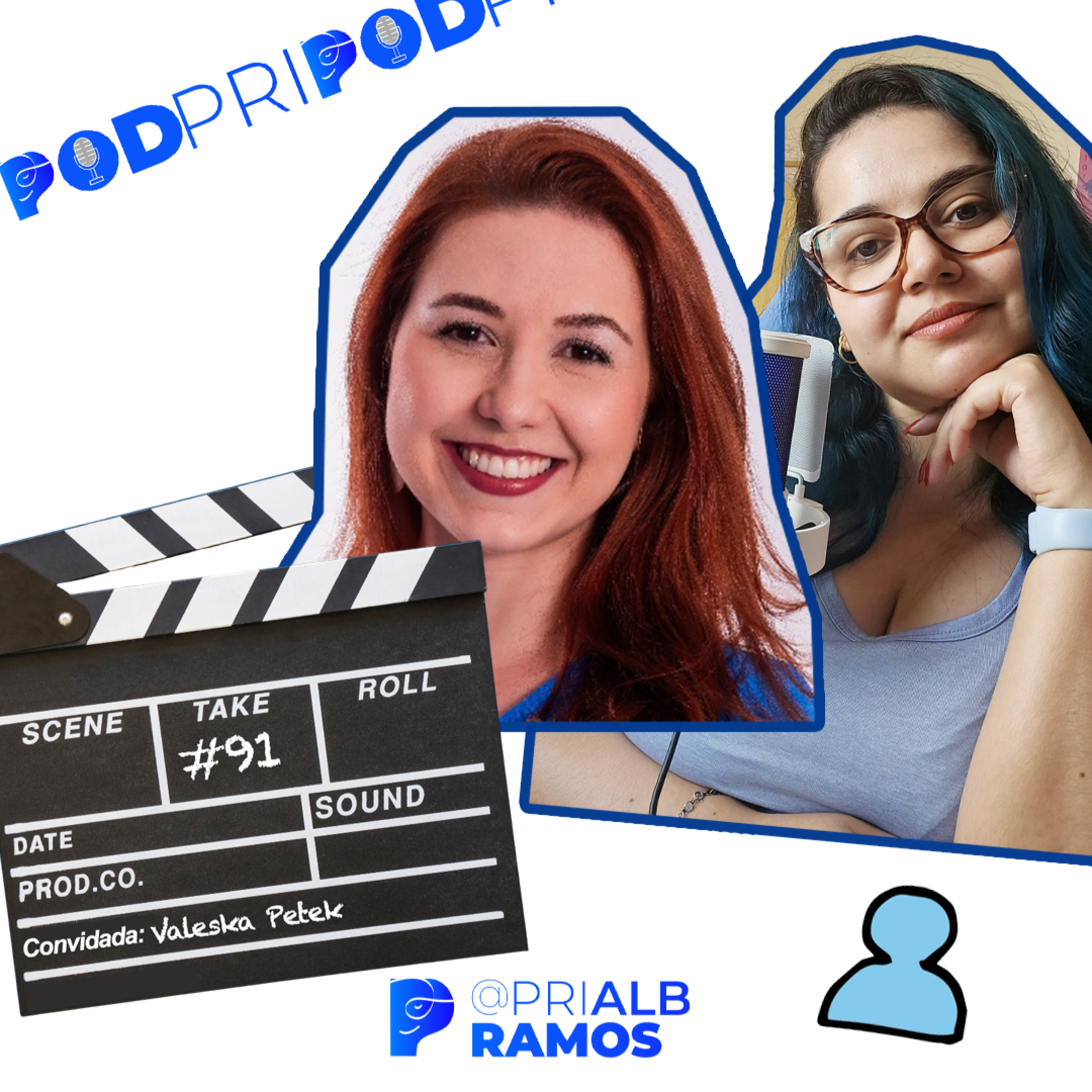 PodPri #91 - Networking com Valeska Petek | Nunca foi sorte, sempre foi publicidade episode artwork
