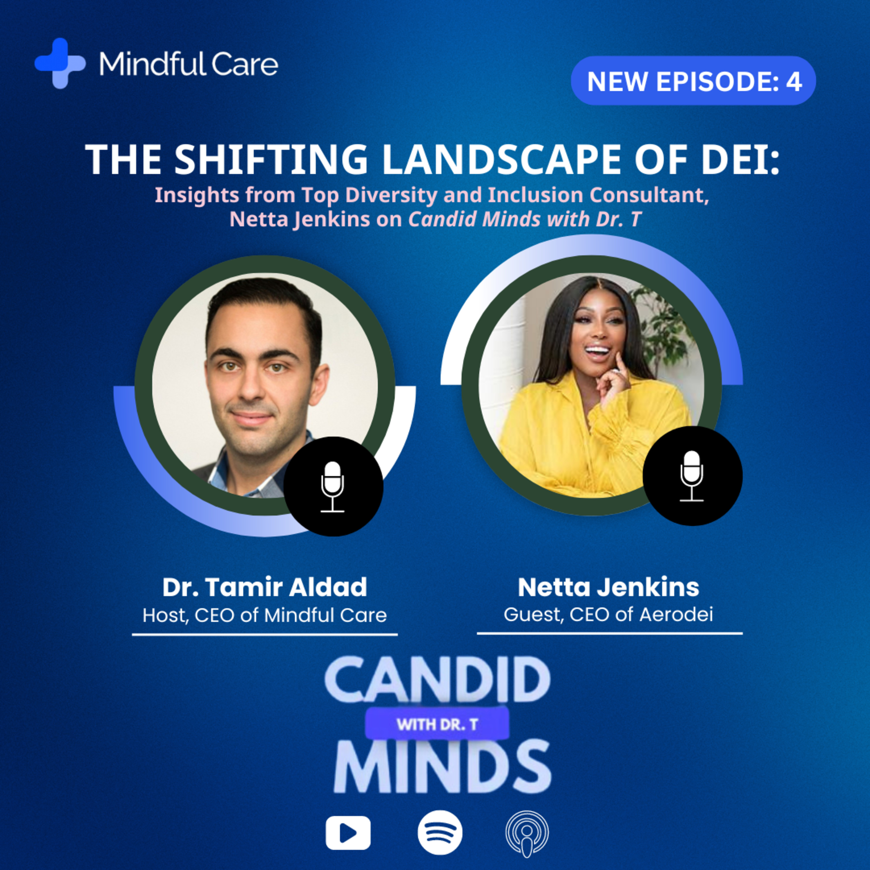 The Shifting Landscape of DEI: Insights from Netta Jenkins on Candid Minds with Dr. T episode artwork