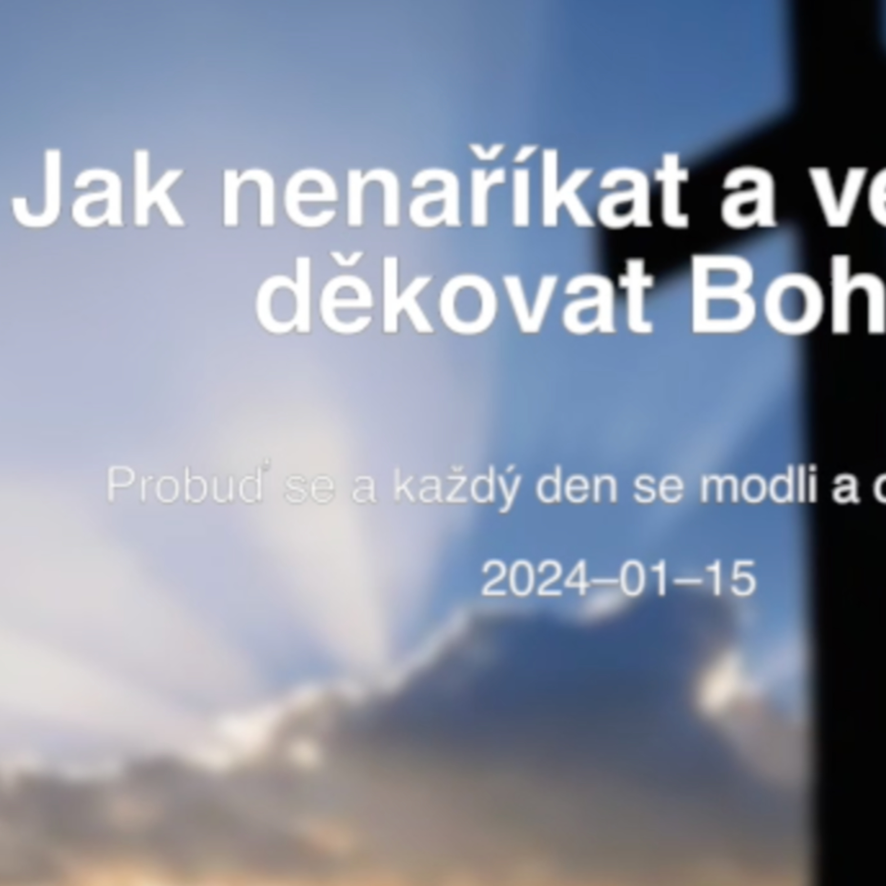Svědectví o uzdravení a víře