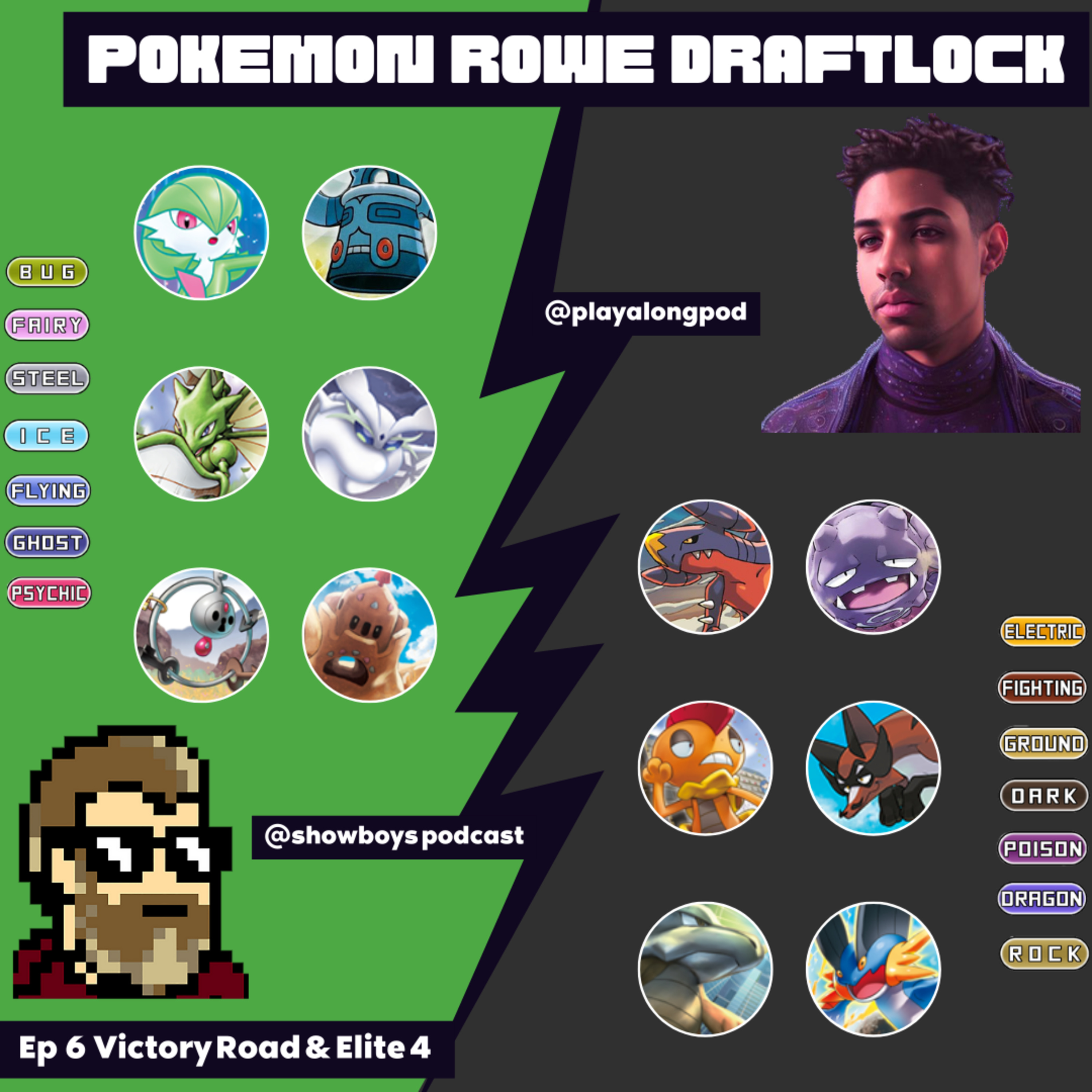 (Season 2) Pokémon R.O.W.E. Draftlocke: Elite 4 & Champion Battle | Episode 6 episode artwork