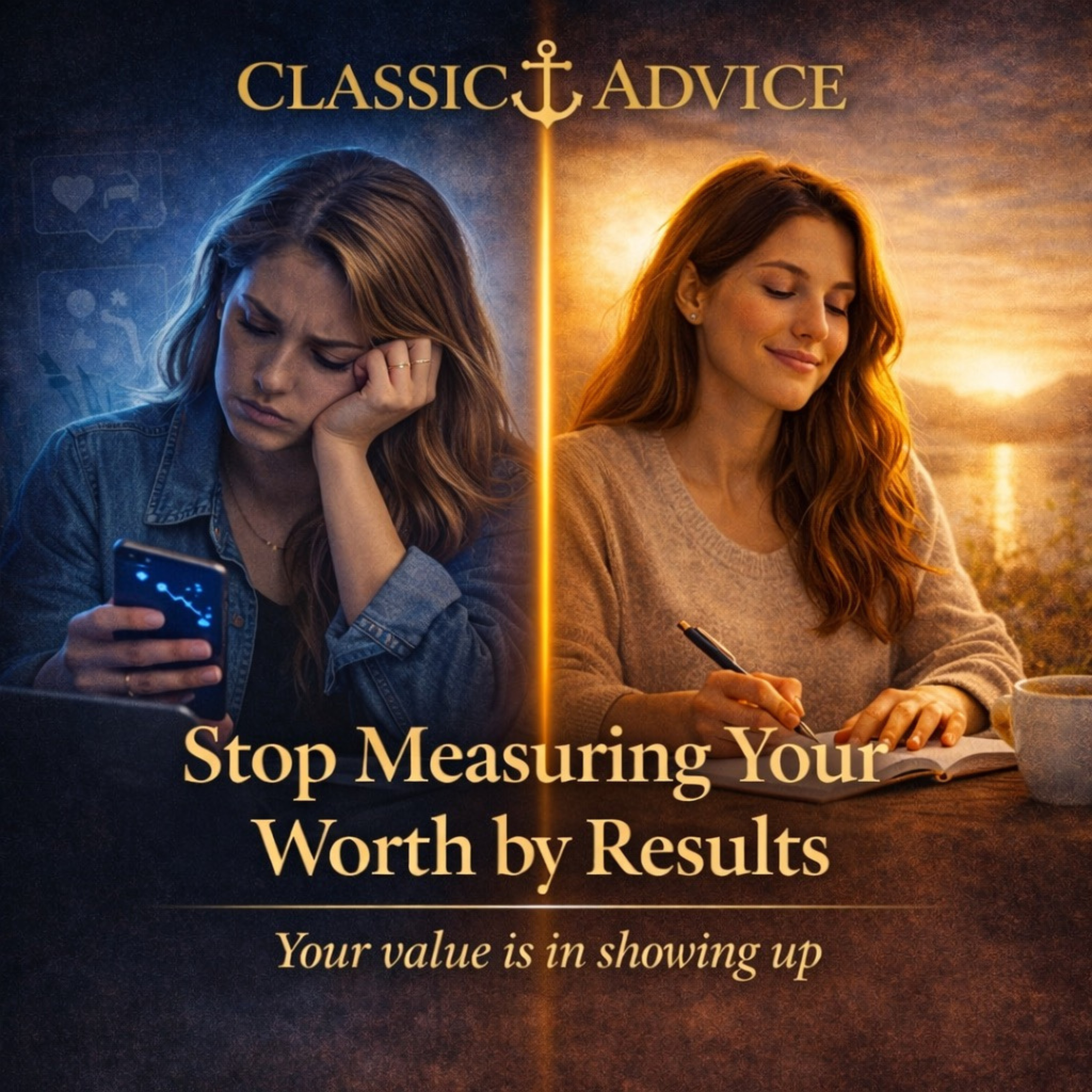 E117 Stop Measuring Your Worth By Results - Your Value Is In Showing Up