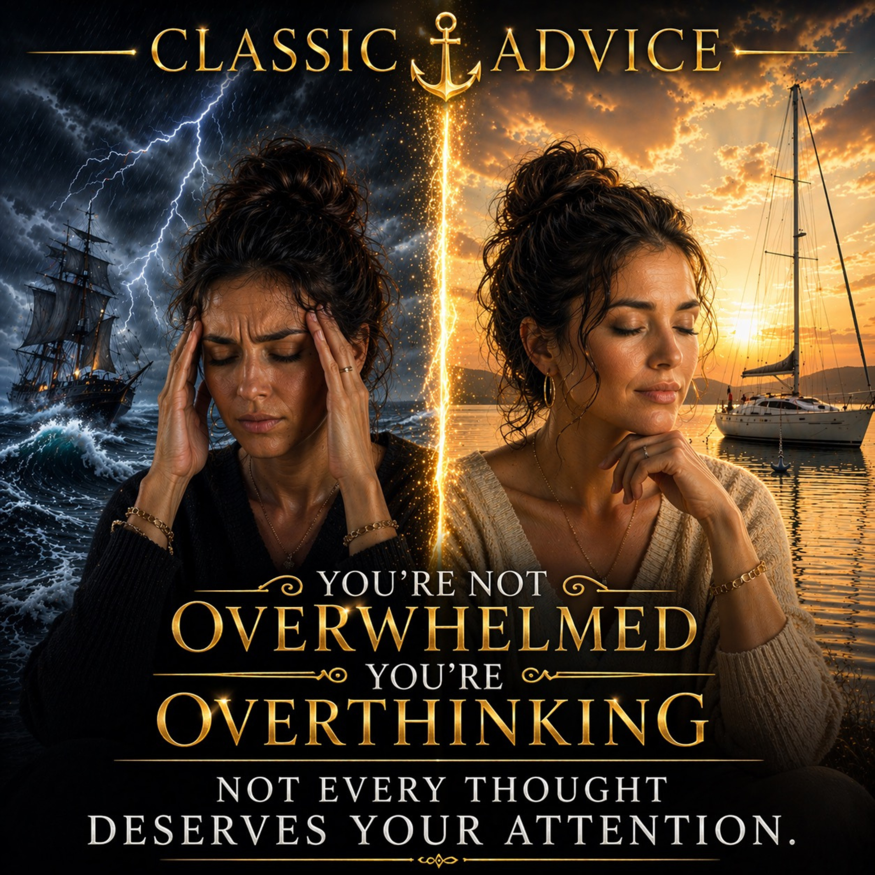E133 You're Not Overwhelmed You're Overthinking - Not Every Thought Deserves Your Attention