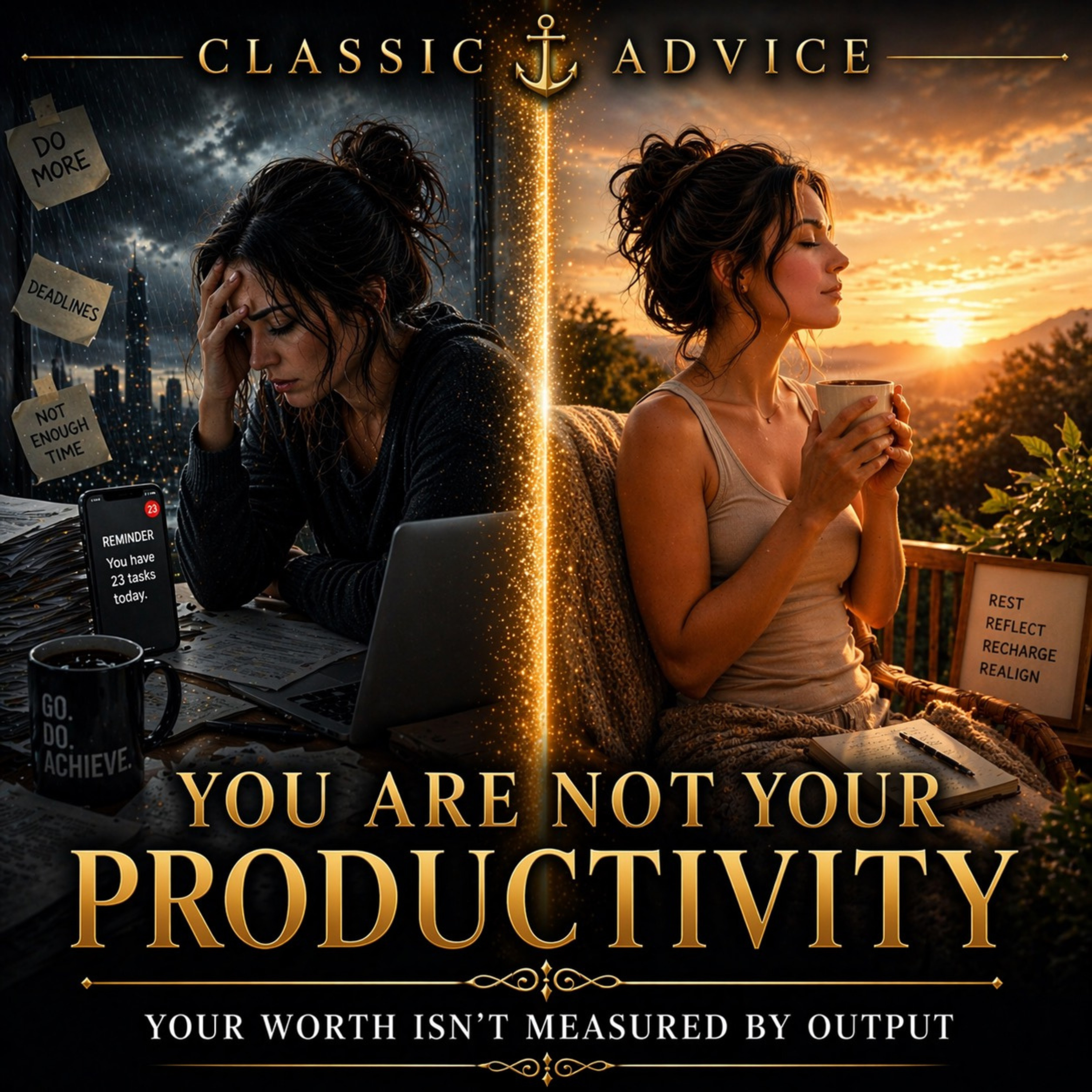 E134 You Are Not Your Productivity - Your Worth Isn't Measured By Output