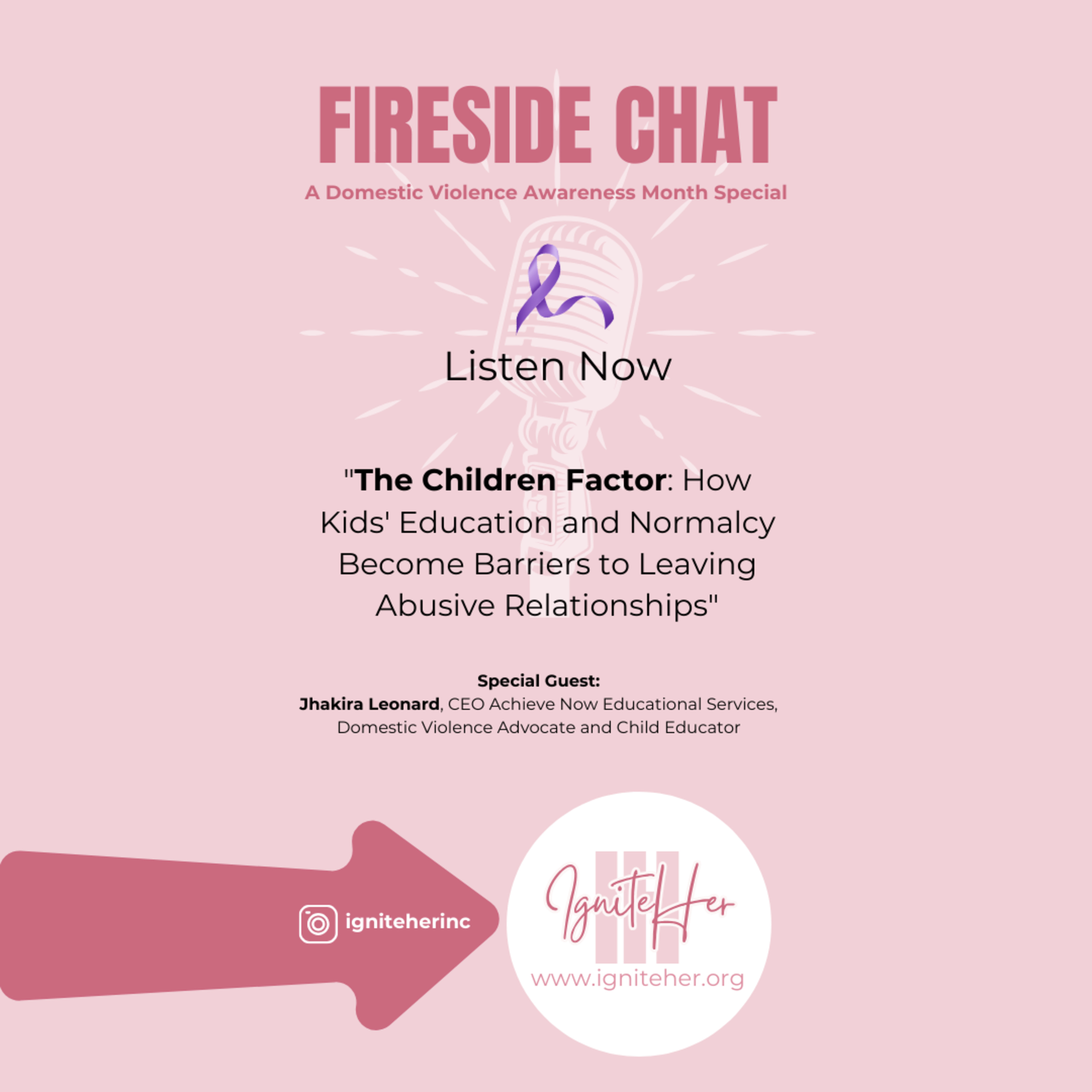 IgniteHer - The Children Factor - Fireside Chat #5 episode artwork