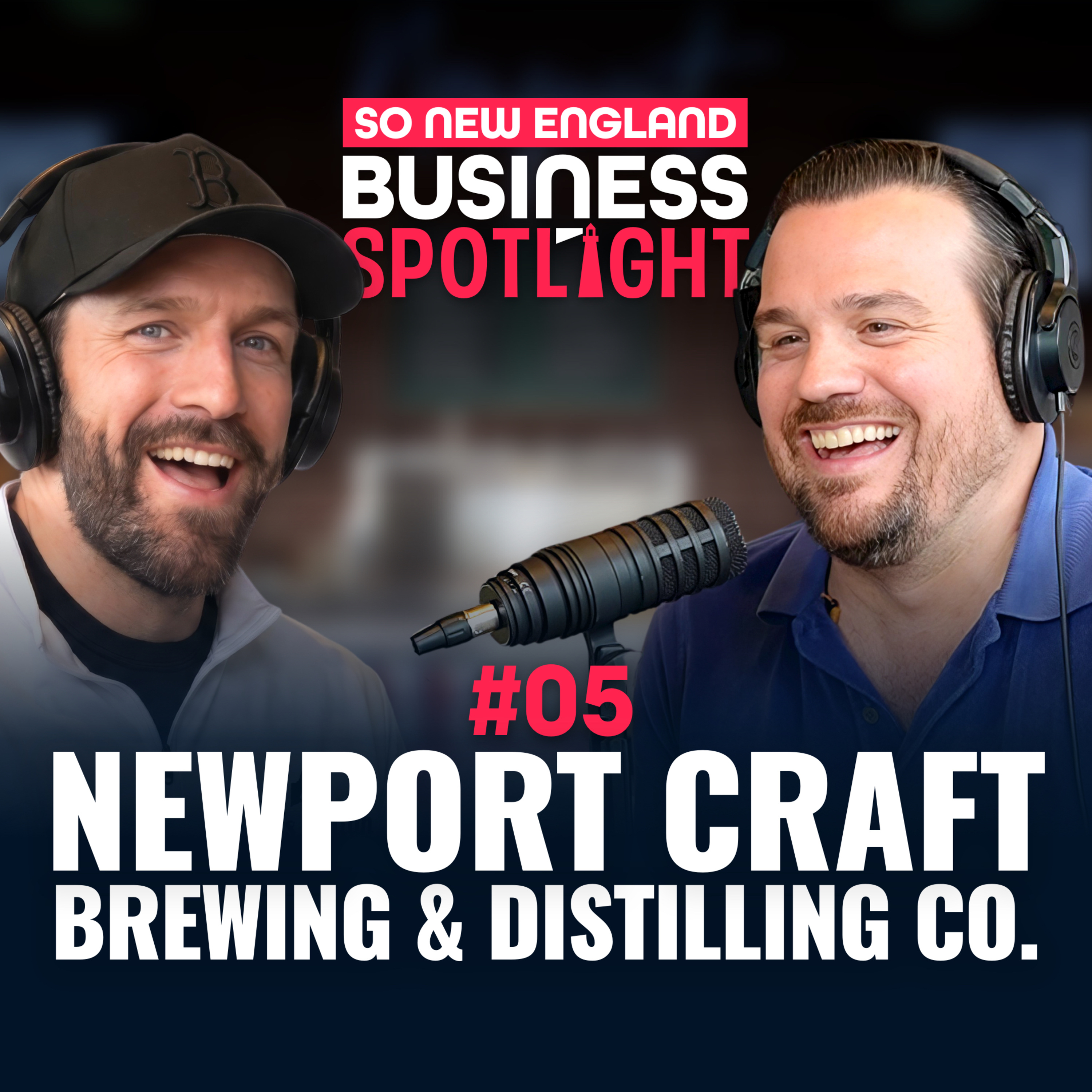 #05 Business Spotlight — Brendan O'Donnell of Newport Craft: Brewing, Distilling & a Rhode Island Cultural Hub episode artwork