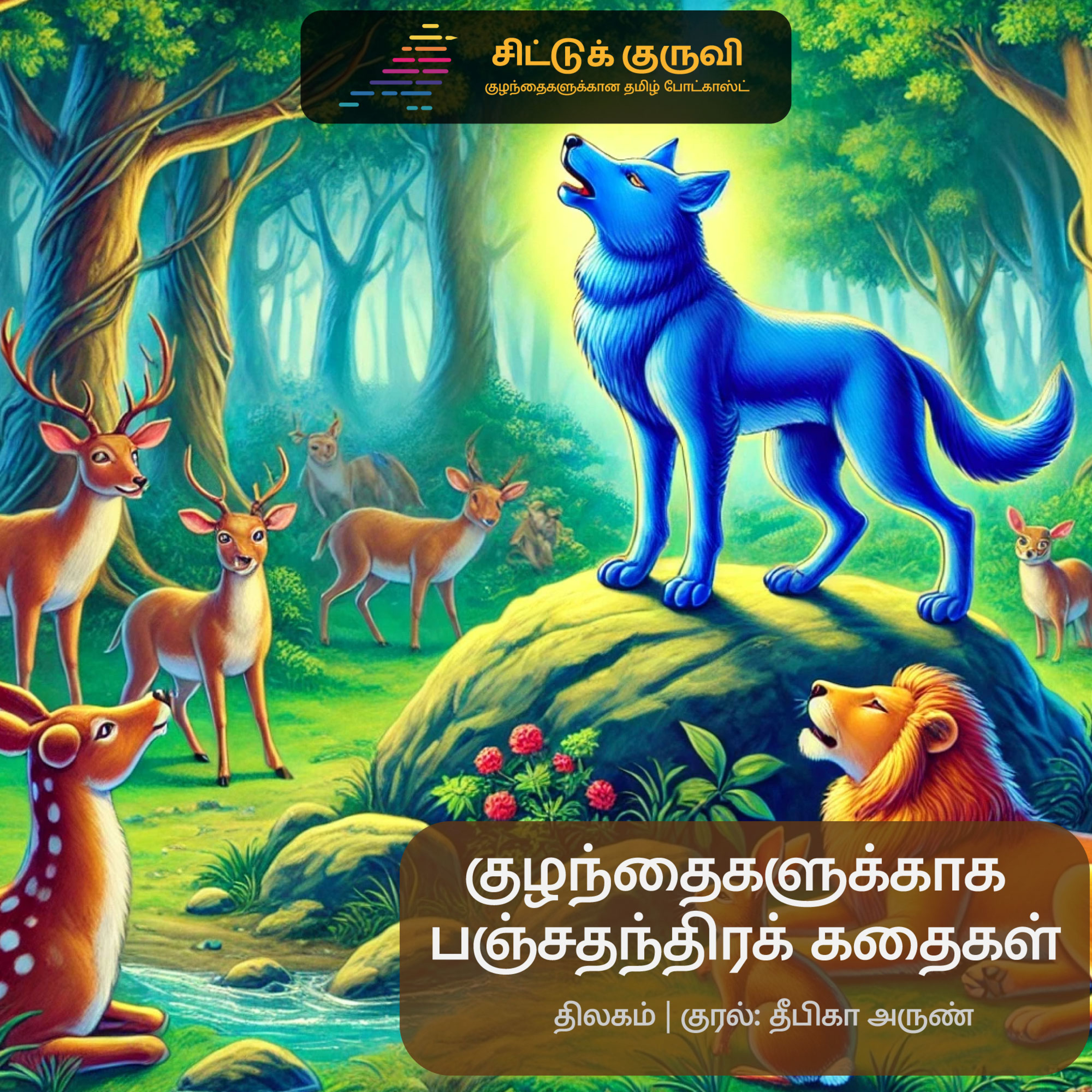 1. குழந்தைகளுக்காக பஞ்சதந்திரக் கதைகள் - நீல நிற நரி