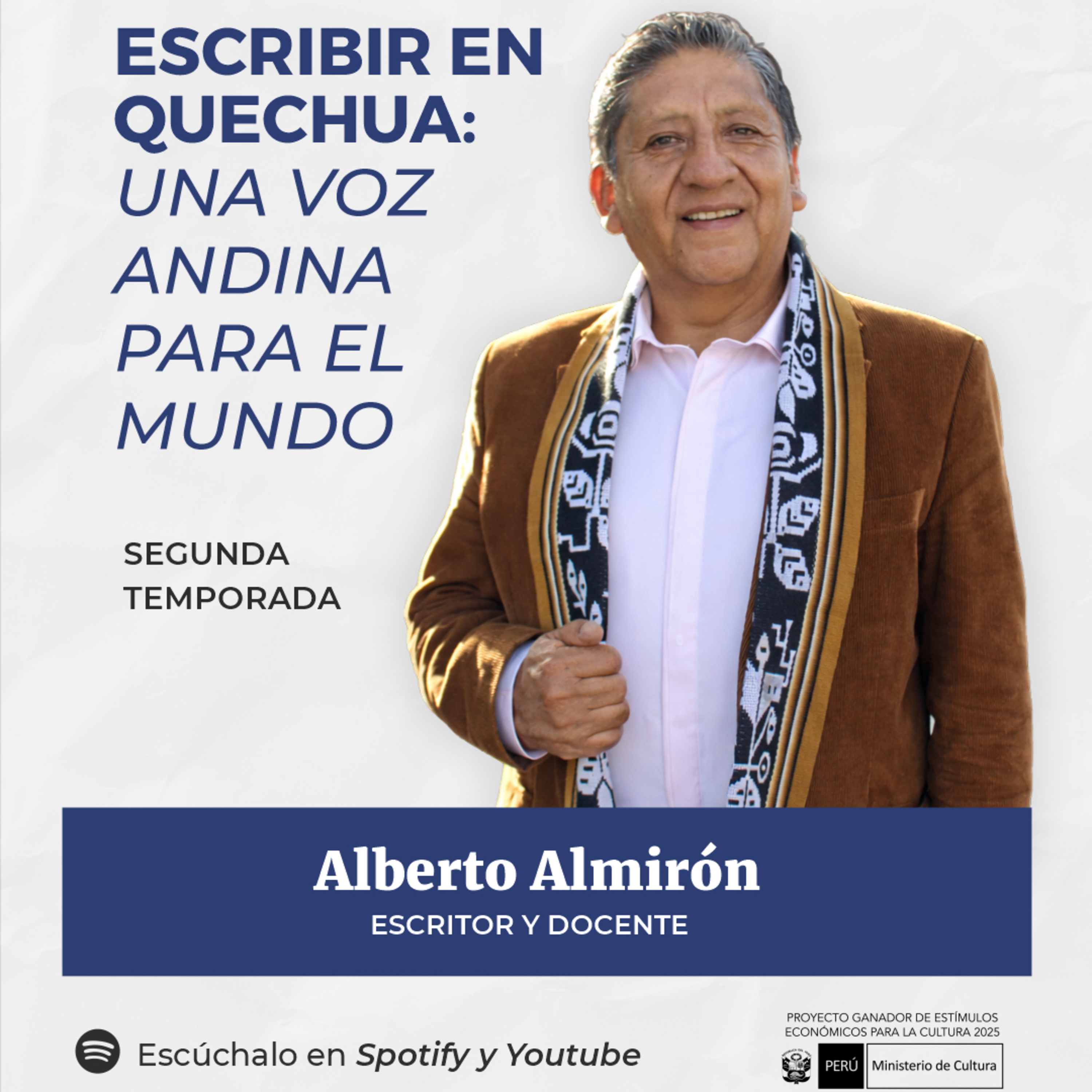 Alberto Almirón Ehui - Escribir en quechua: una voz andina para el mundo